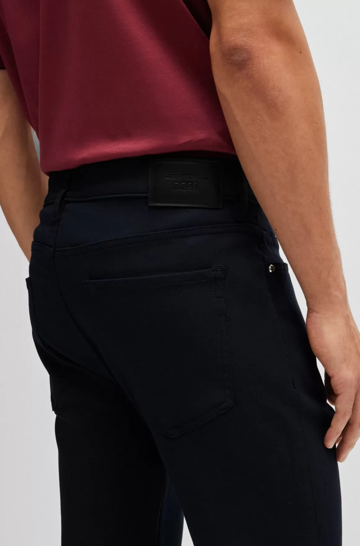 HUGO BOSS Porsche X BOSS Jeans Med Tapered Fit I Performance-denim