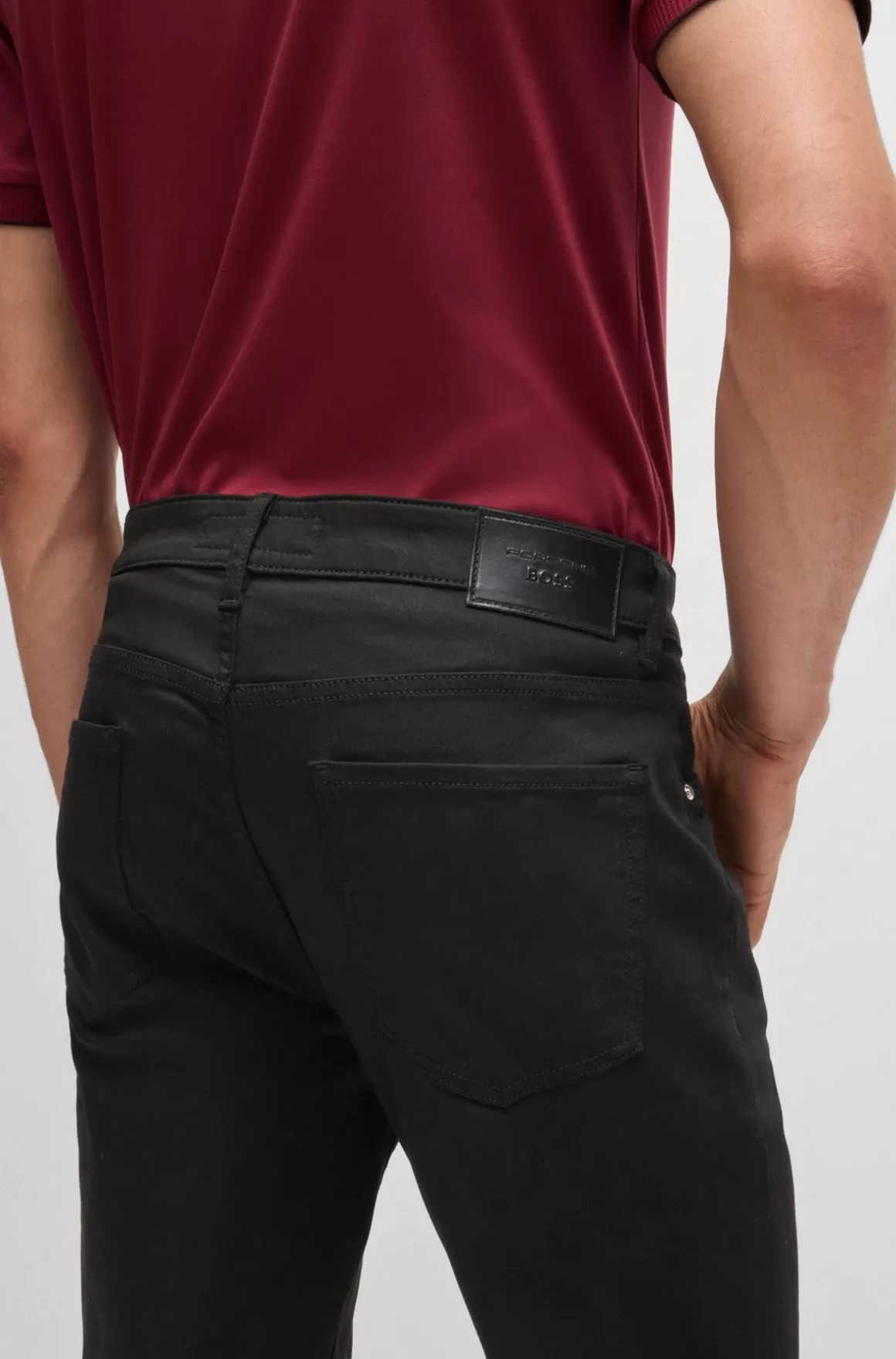 HUGO BOSS Porsche X BOSS-jeans I Performance-denim Med Tapered Fit