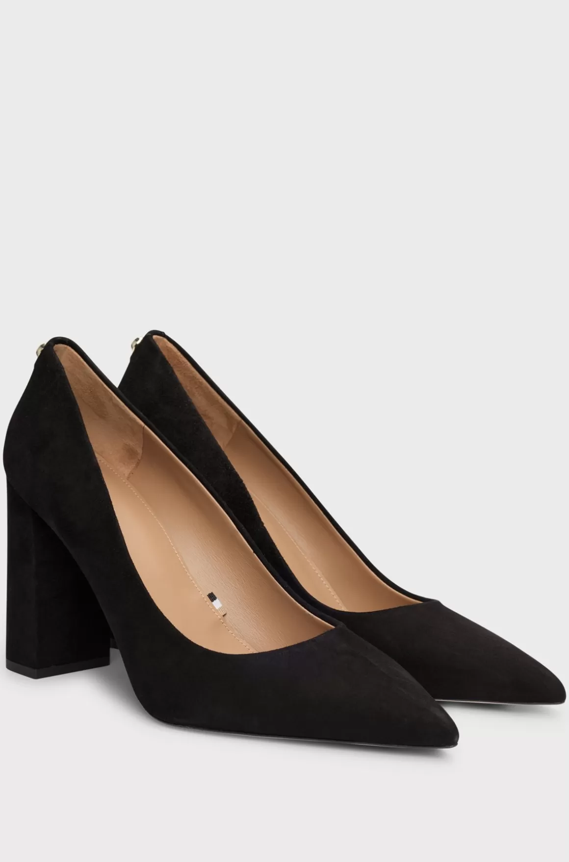 HUGO BOSS Pumps I Ruskind Med 9 Cm Blokhæl