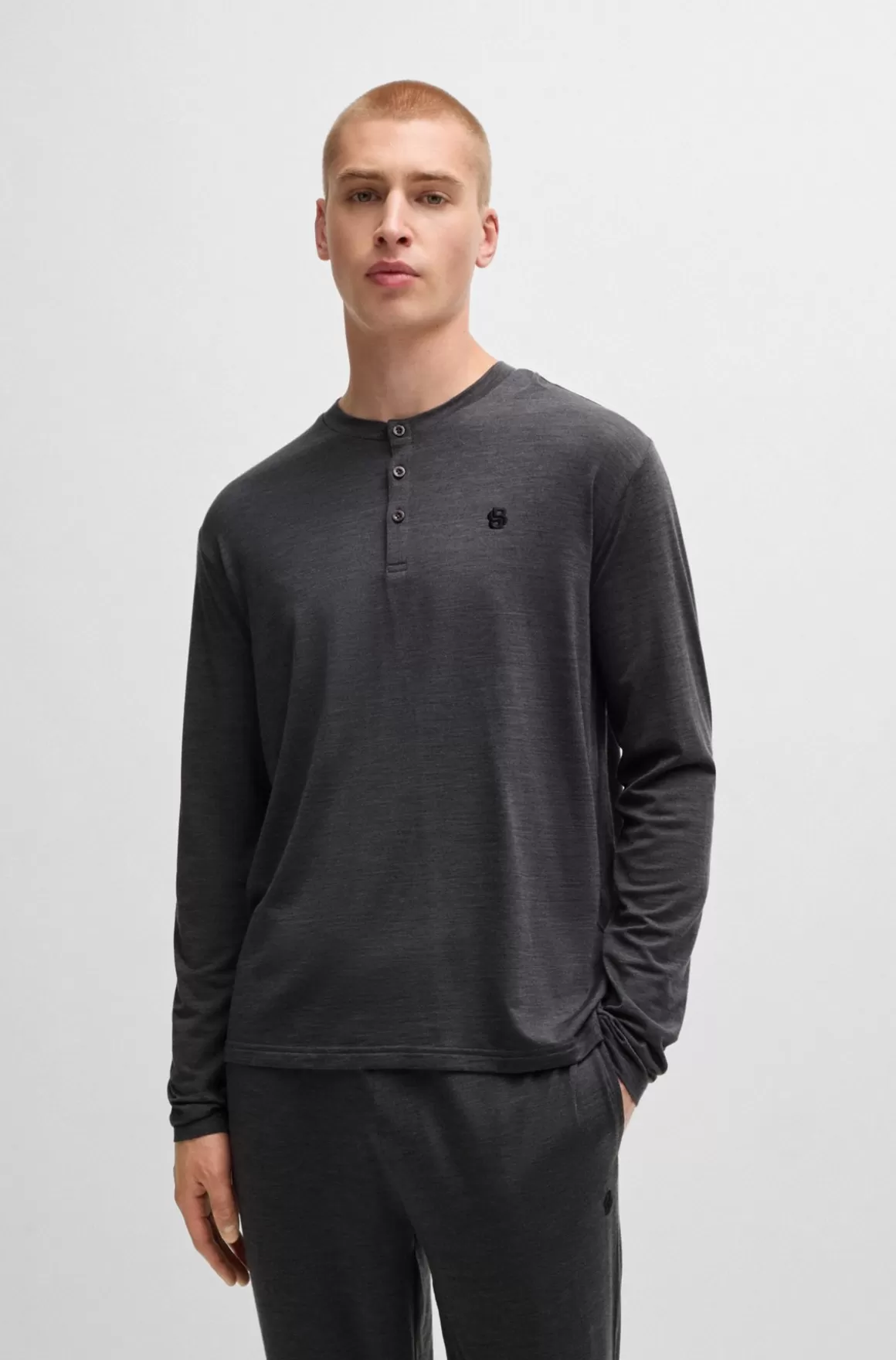 HUGO BOSS Pyjamas Med Regular Fit Og Dobbelt B-monogrammer