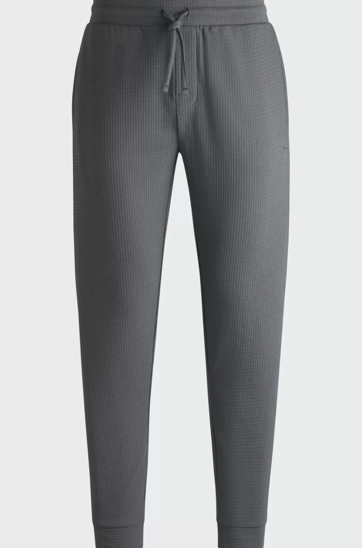 HUGO BOSS Pyjamasbukser I Bomuldsblanding Med Broderet Logo