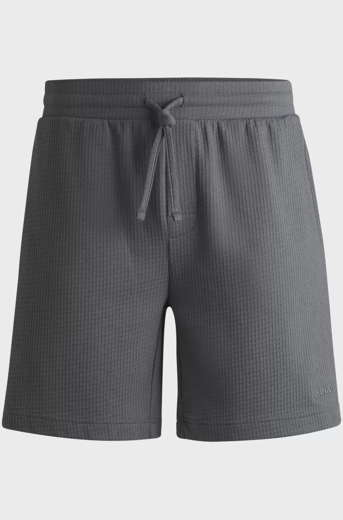 HUGO BOSS Pyjamasshorts I Bomuldsblanding Med Broderet Logo