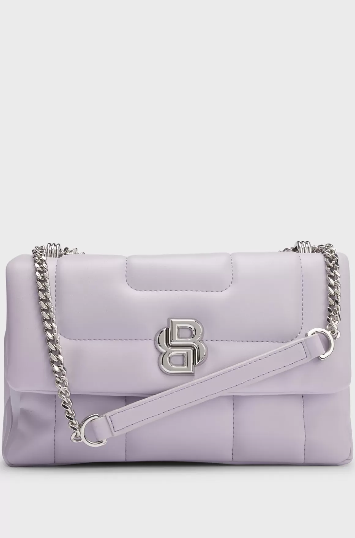 HUGO BOSS Quiltet Skuldertaske Med Dobbelt B-monogram I Metal