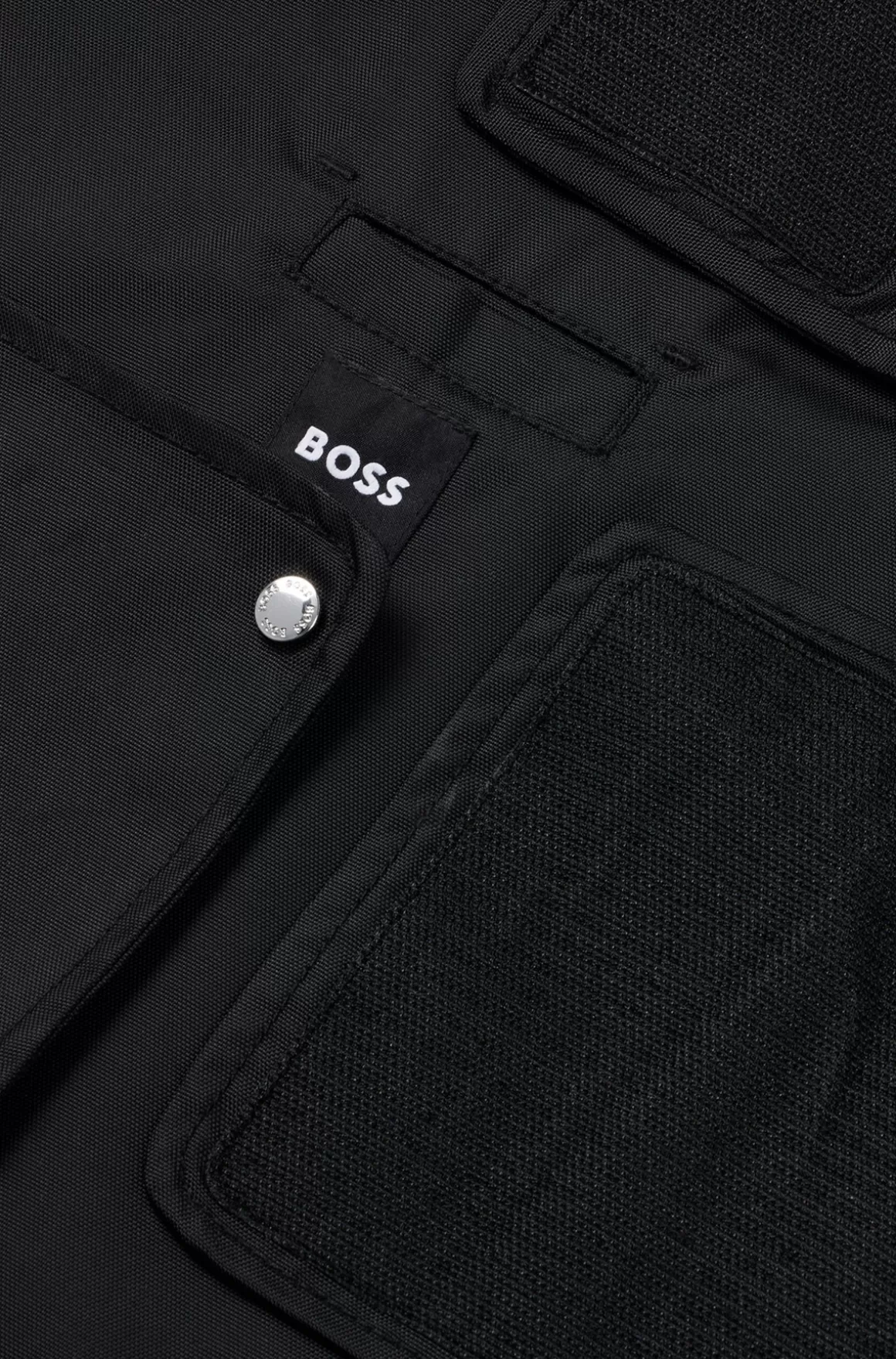 HUGO BOSS Regnfrakke Til Hunde I Vandtæt Materiale Med Logo I Kontrastfarve