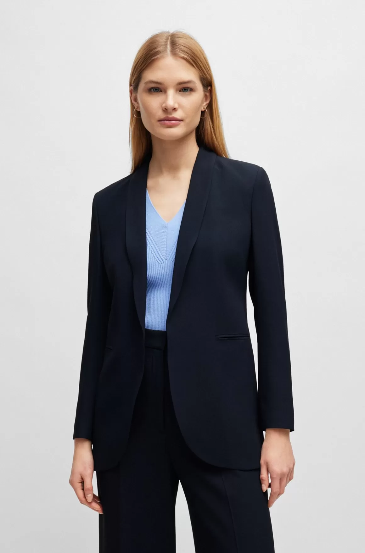 HUGO BOSS Regular Fit Jakke Med Kant-til-kant-forstykke