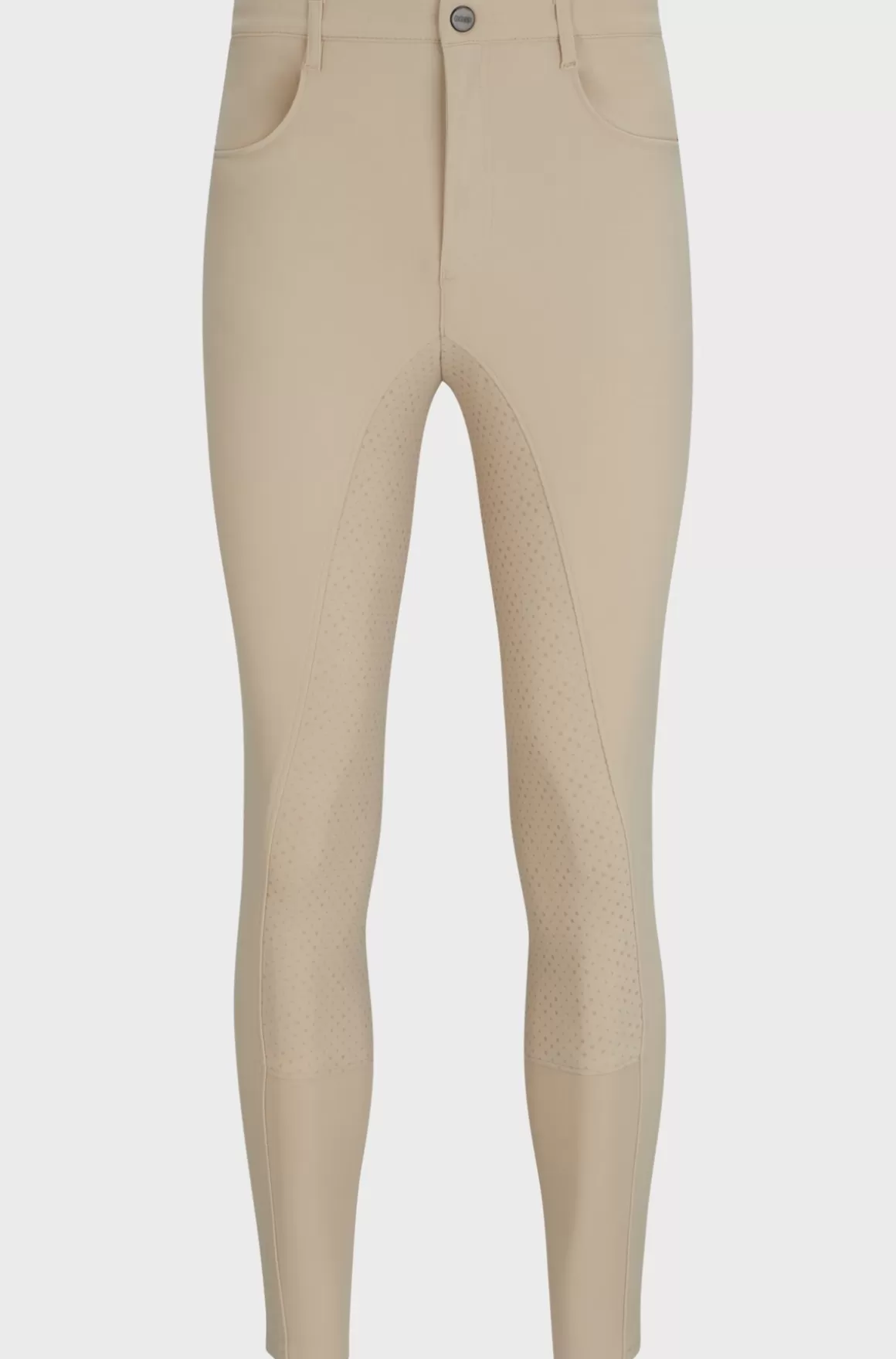 HUGO BOSS Ridebukser Med Fuldgrip Til Hestesport I Materiale Med Ekstra Stræk