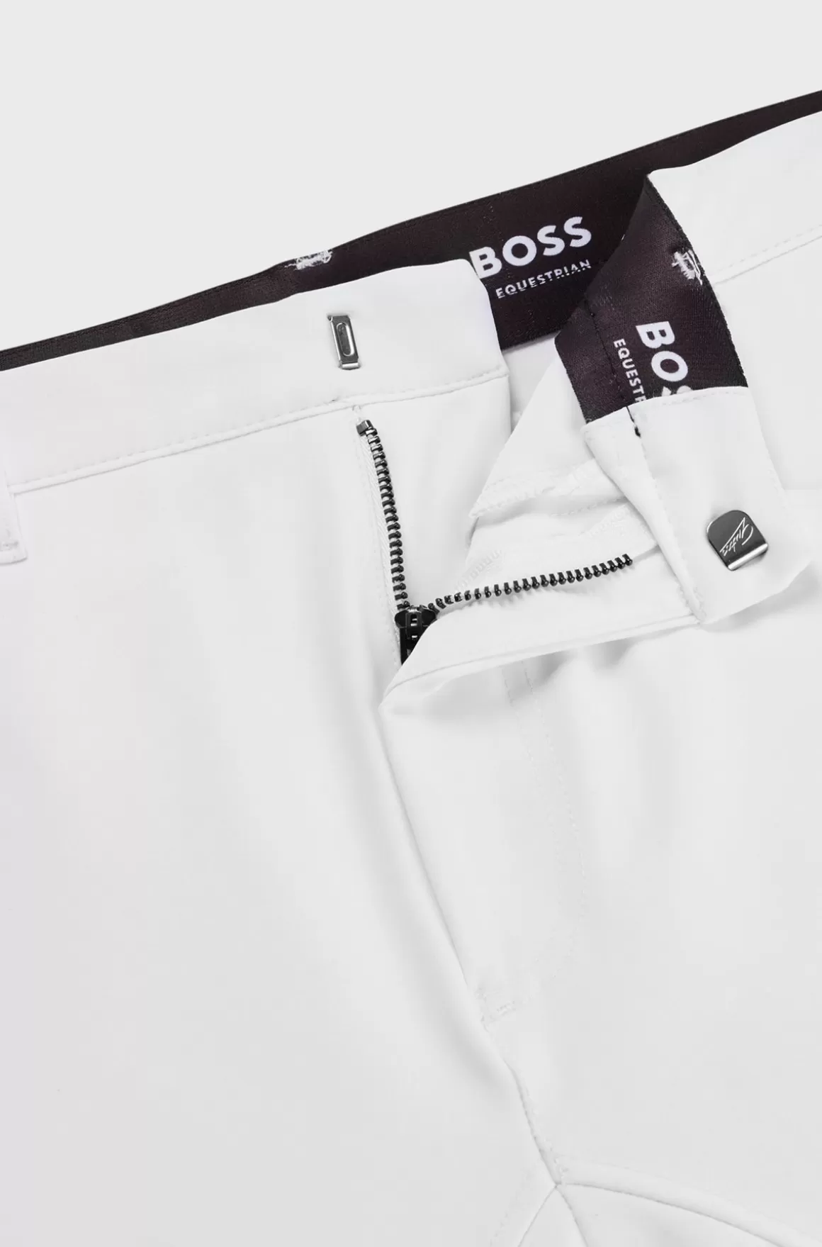 HUGO BOSS Ridebukser Med Fuldgrip Til Hestesport I Materiale Med Ekstra Stræk