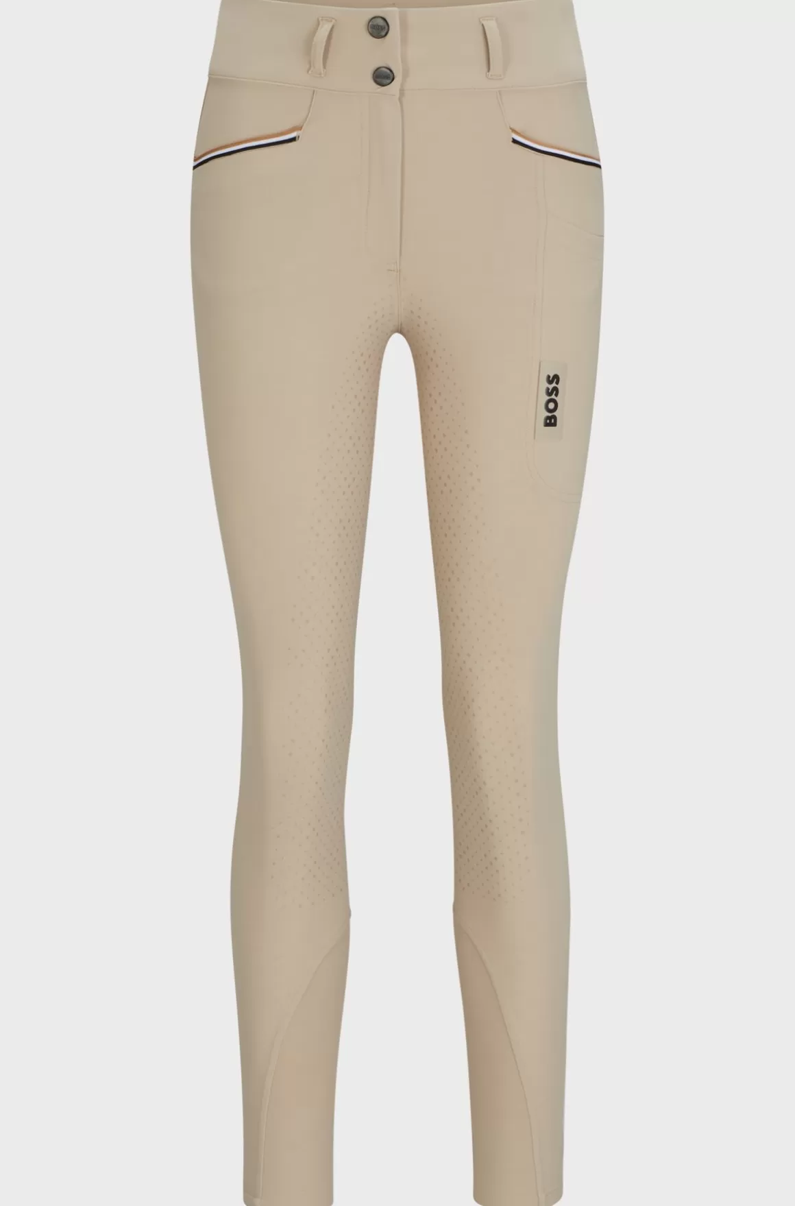 HUGO BOSS Ridebukser Til Hestesport Med Full-grip Og Ekstra Stræk