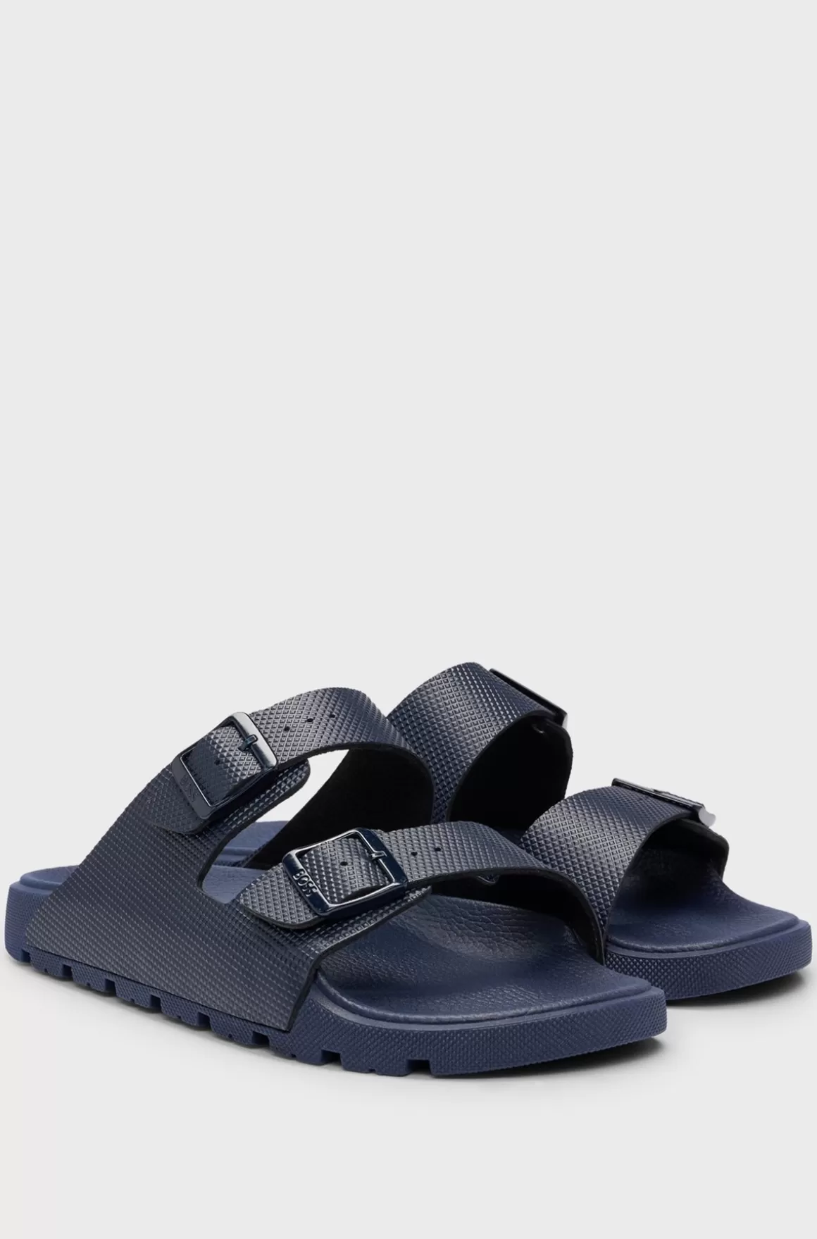 HUGO BOSS Sandaler Til Alle Køn Med Dobbeltrem Og Struktureret Overdel