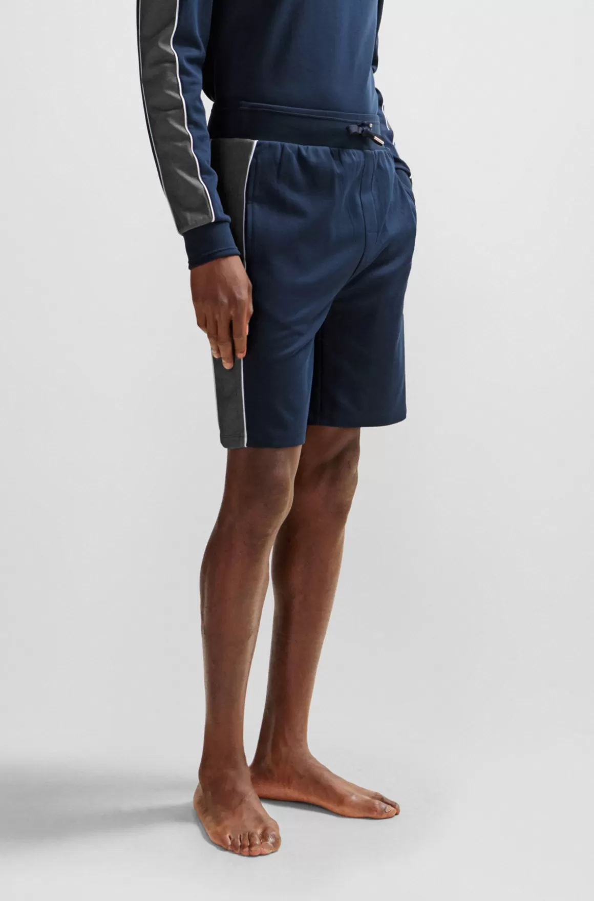 HUGO BOSS Shorts I Bomuldsblanding Med Broderet Logo