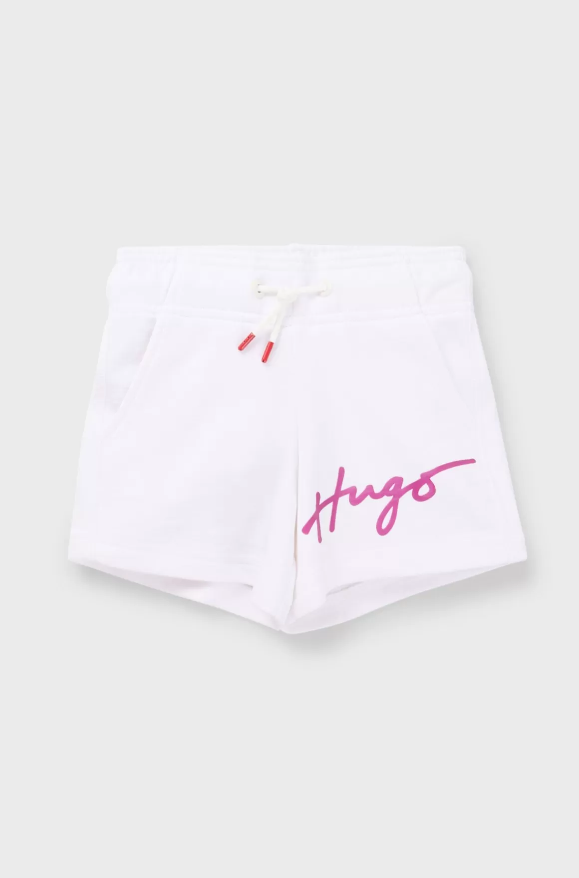 Børn HUGO BOSS Shorts Til Børn I Bomuldsblanding Med Metallisk Logo