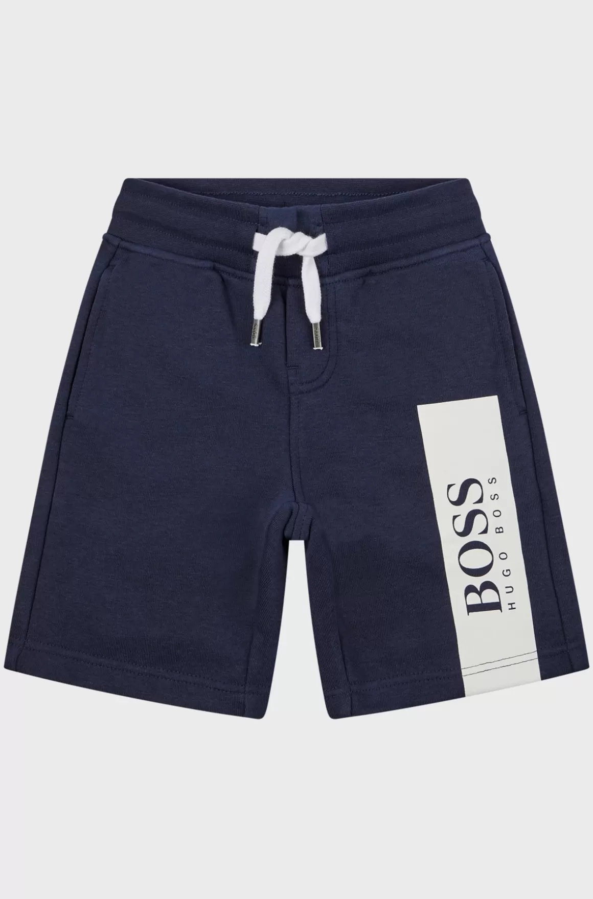 Børn HUGO BOSS Shorts Til Børn I Bomuldsblanding Med Trykt Logo
