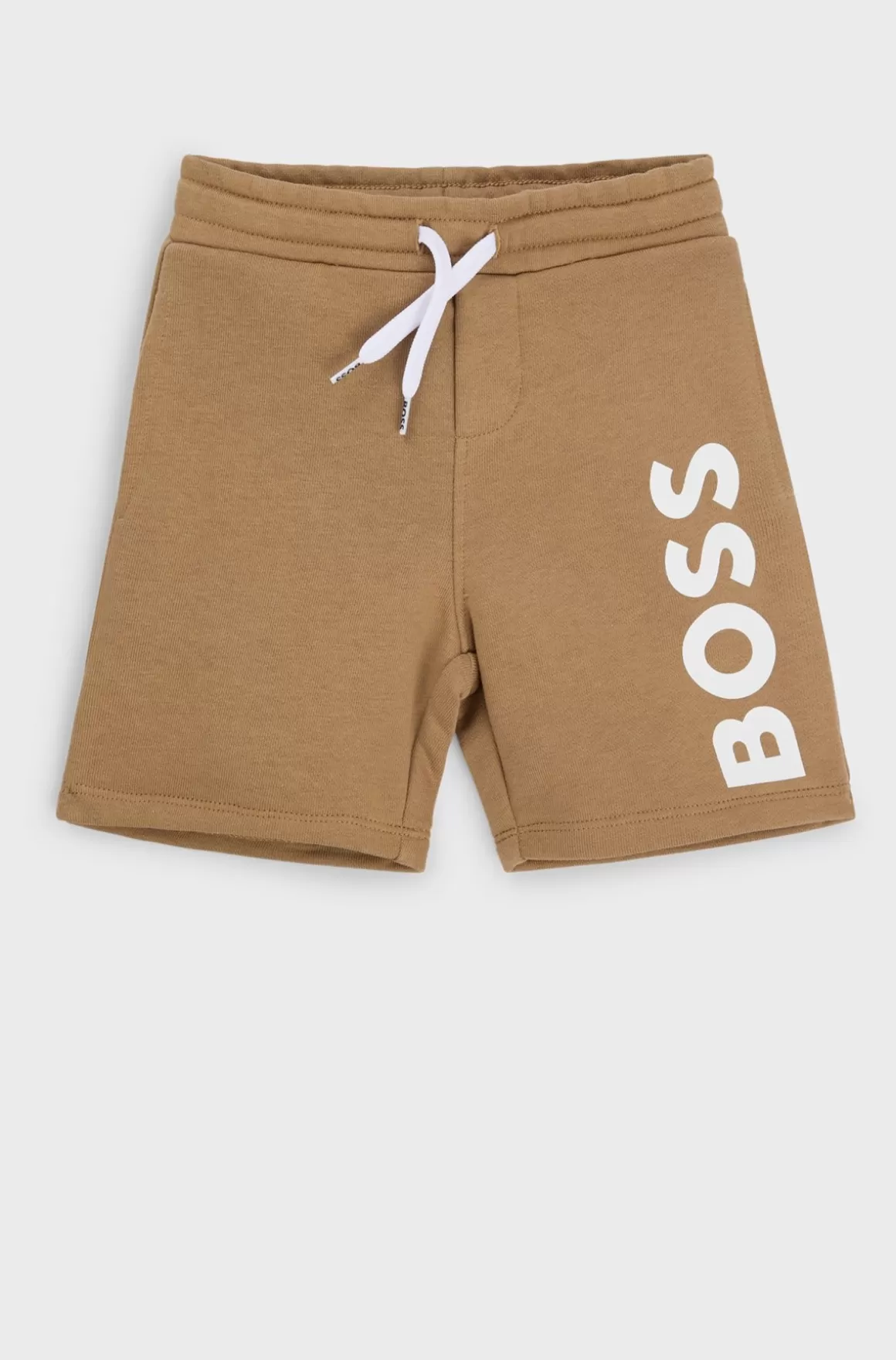 Børn HUGO BOSS Shorts Til Børn I Fleece Med Lodret Logoprint