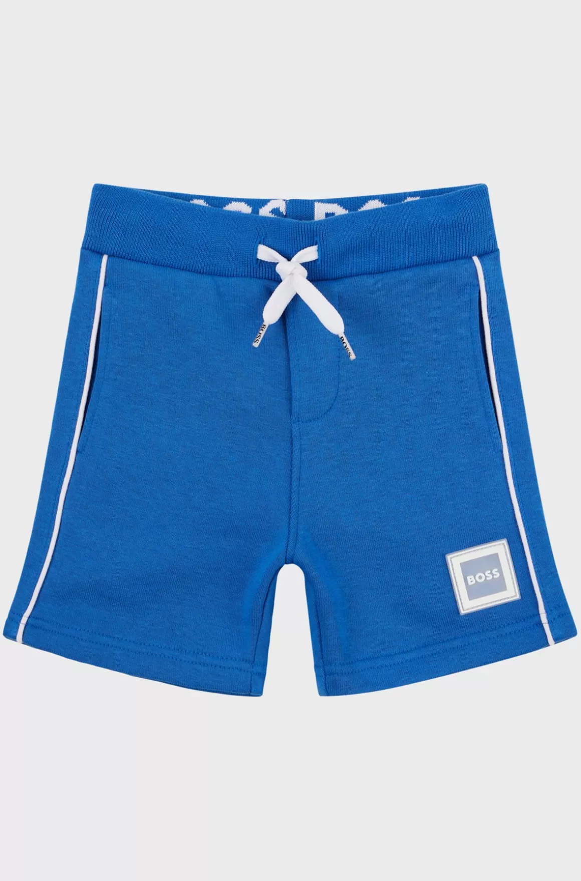 Børn HUGO BOSS Shorts Til Drenge I Bomuldsblanding Med Logobadge