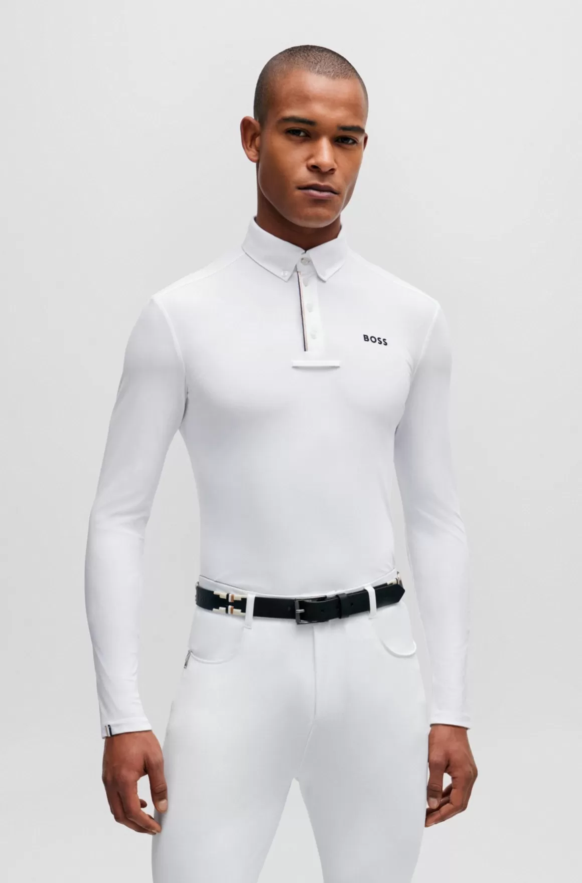 HUGO BOSS Showskjorte Til Hestesport I Med Signaturstribede Detaljer