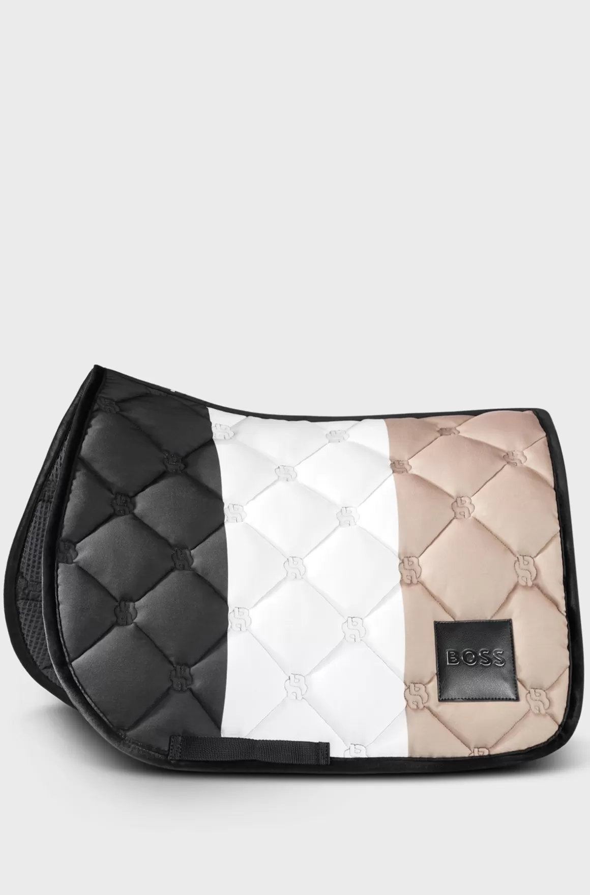 HUGO BOSS Signaturstribet Dressursadelunderlag Til Hestesport Med Dobbelt B-monogrammer