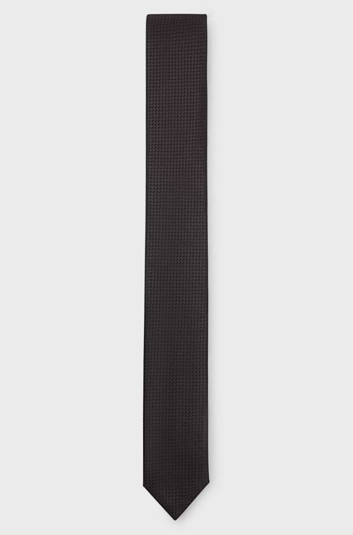 HUGO BOSS Silkeslips Med Jacquardmønster Overalt