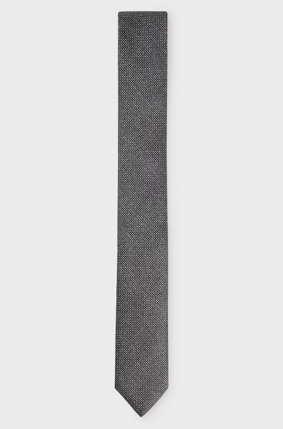 HUGO BOSS Silkeslips Med Vævet Jacquardmønster