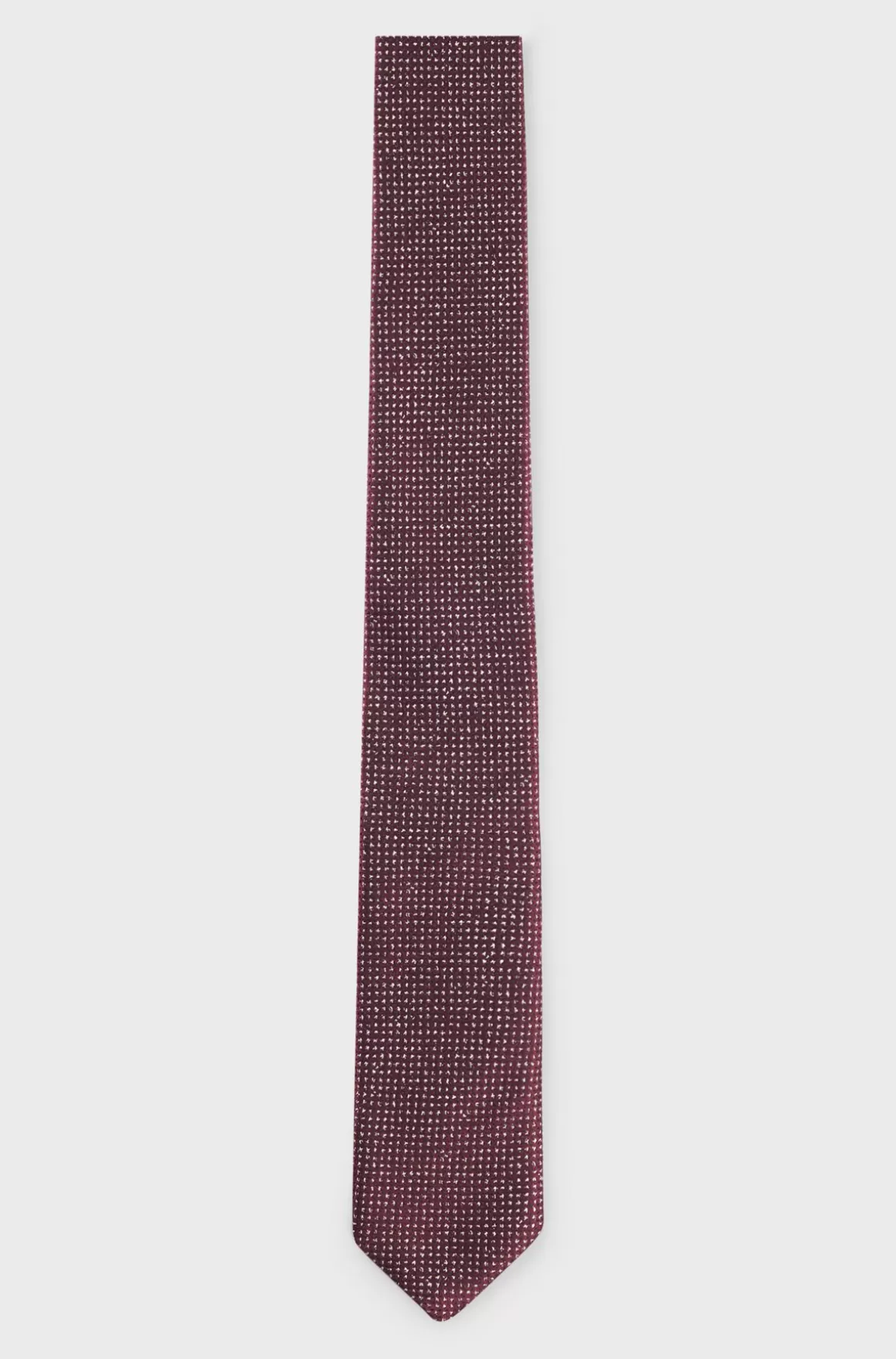 HUGO BOSS Silkeslips Med Vævet Jacquardmønster