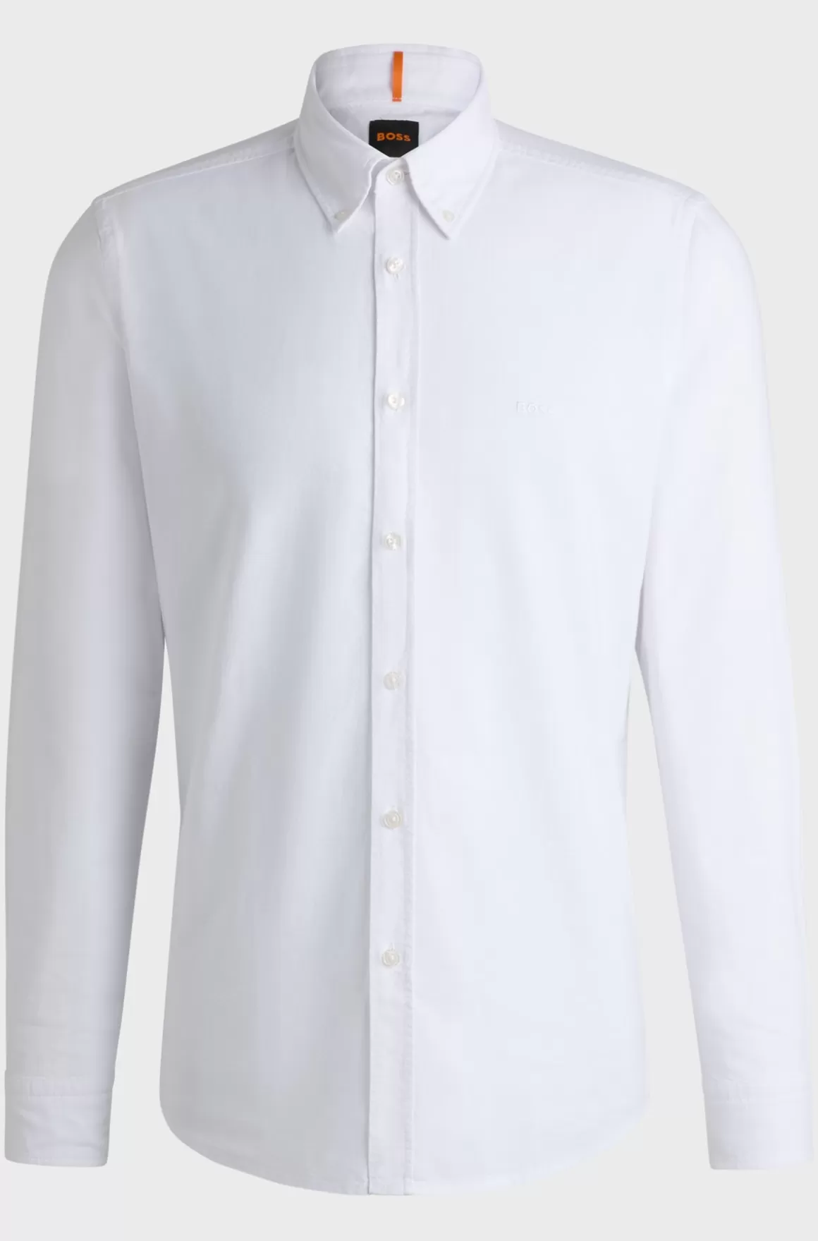 HUGO BOSS Skjorte I Oxfordbomuld Med Regular Fit Og Knapper