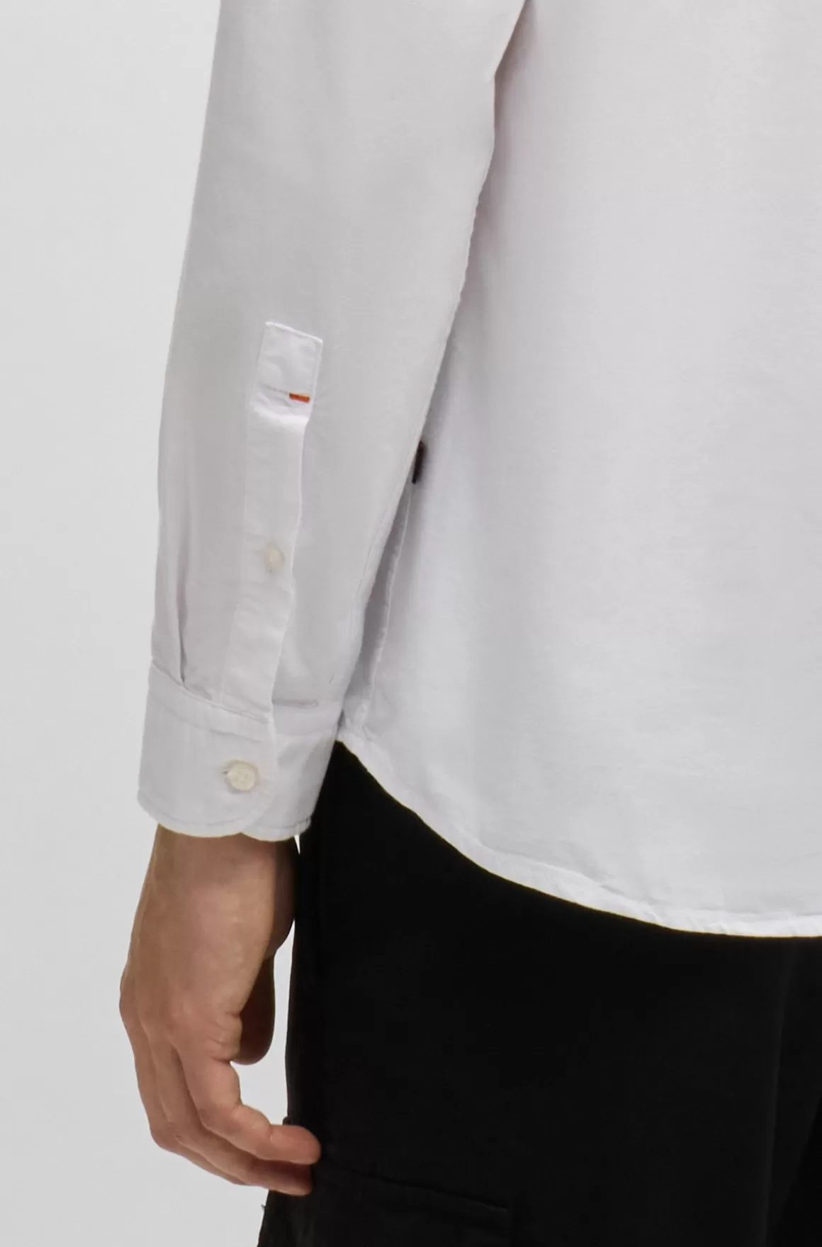 HUGO BOSS Skjorte I Oxfordbomuld Med Regular Fit Og Knapper