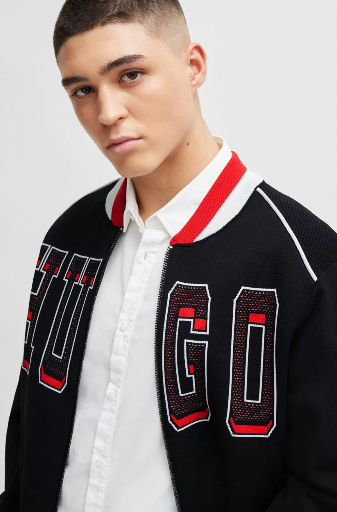 HUGO BOSS Skjorte Med Extra Slim Fit I Ferskenblødt Bomuld Med Stræk