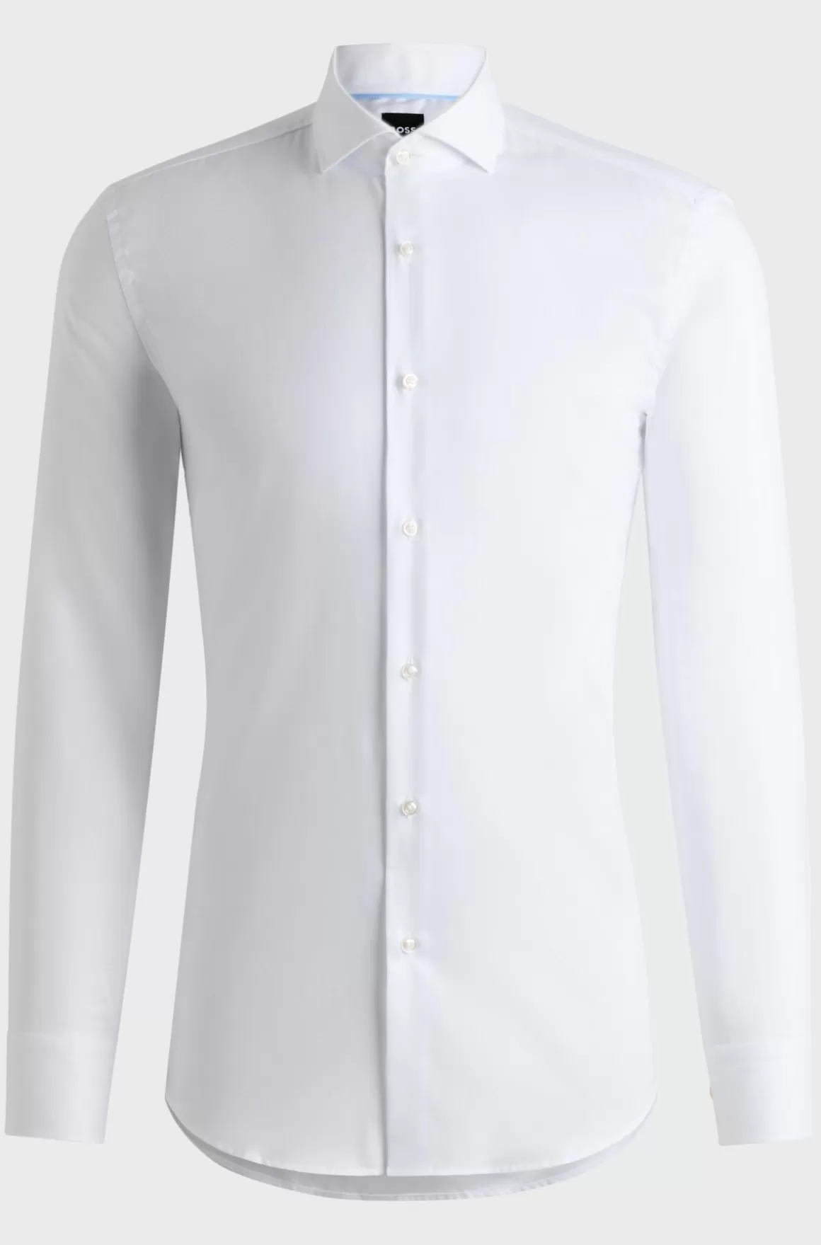 HUGO BOSS Skjorte Med Slim Fit I Bomuld Med Struktur