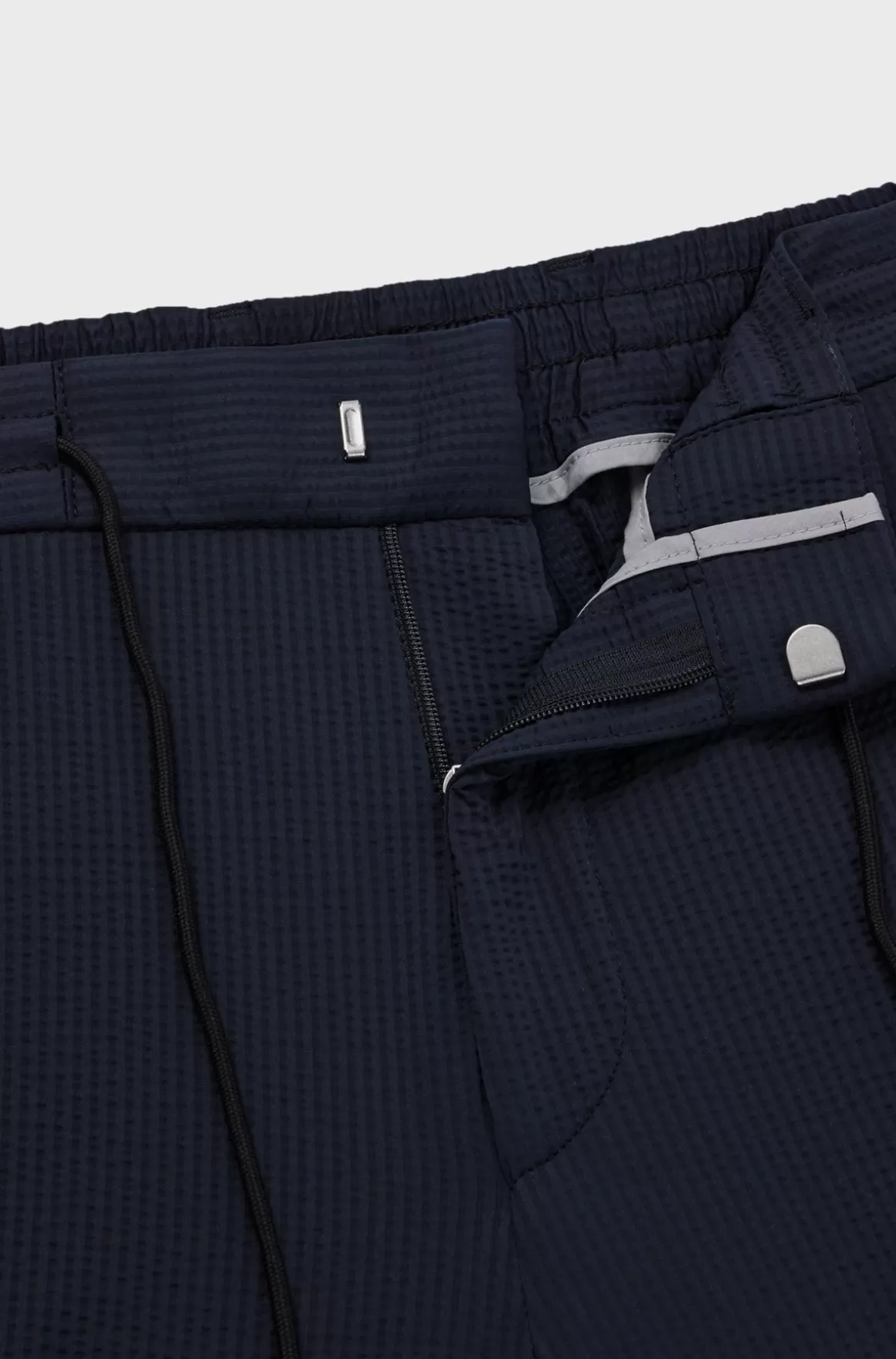 HUGO BOSS Slim Fit Bukser I Bæk Og Bølge Med Performance-stræk