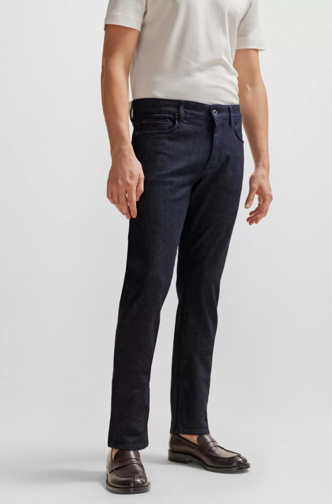 HUGO BOSS Slim Fit Jeans I Luksuriøs, Behagelig Blå Denim