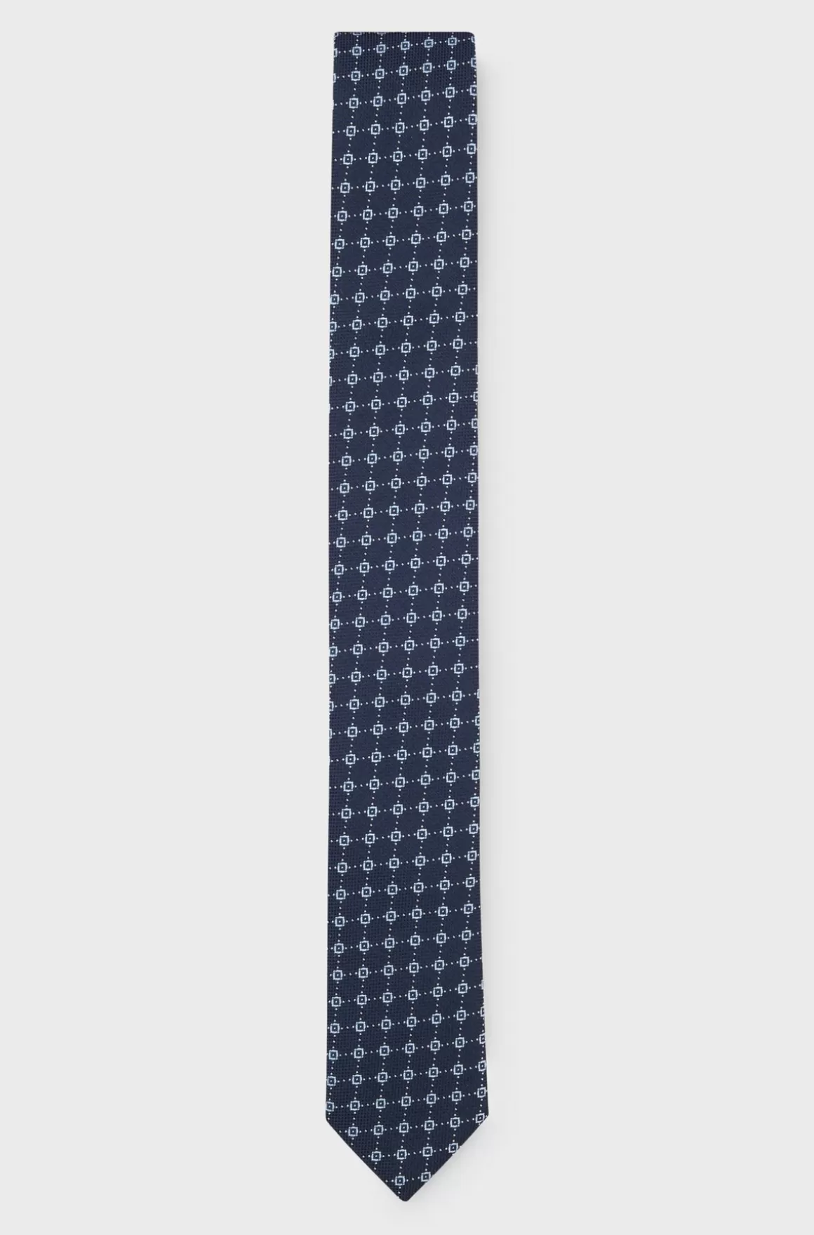 HUGO BOSS Slips Af Silkeblanding Med Vævet Jacquardmønster