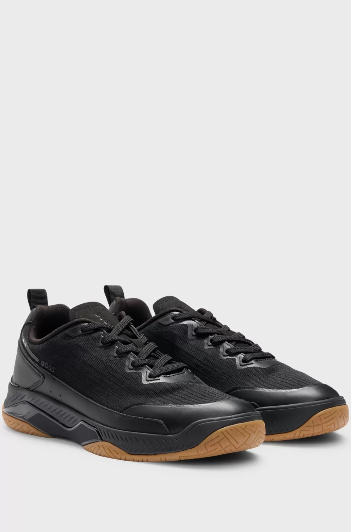 HUGO BOSS Sneakers I Blandede Materialer Med Skridsikker Sål