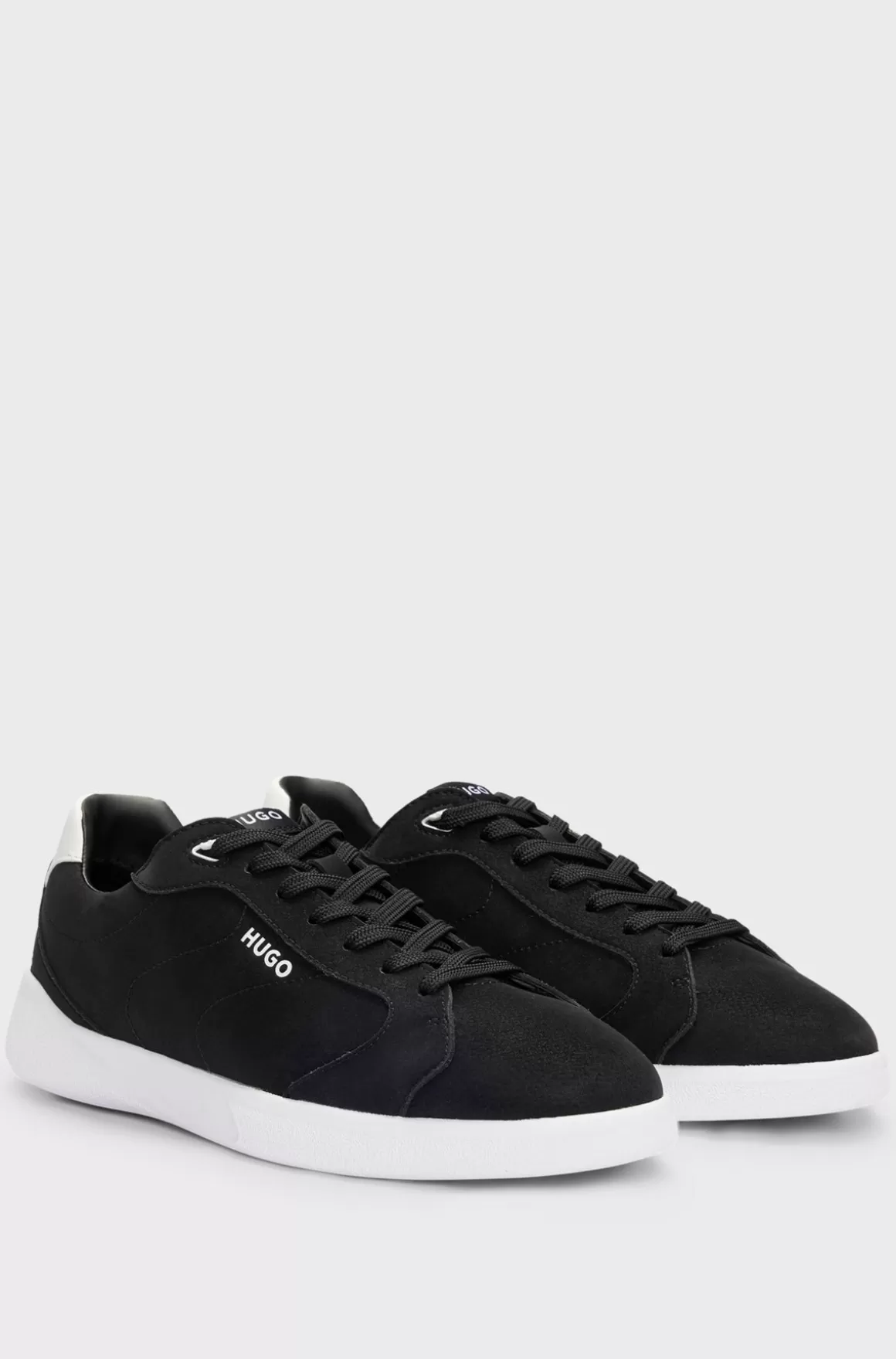 HUGO BOSS Sneakers I Imiteret Læder Med Logodetalje