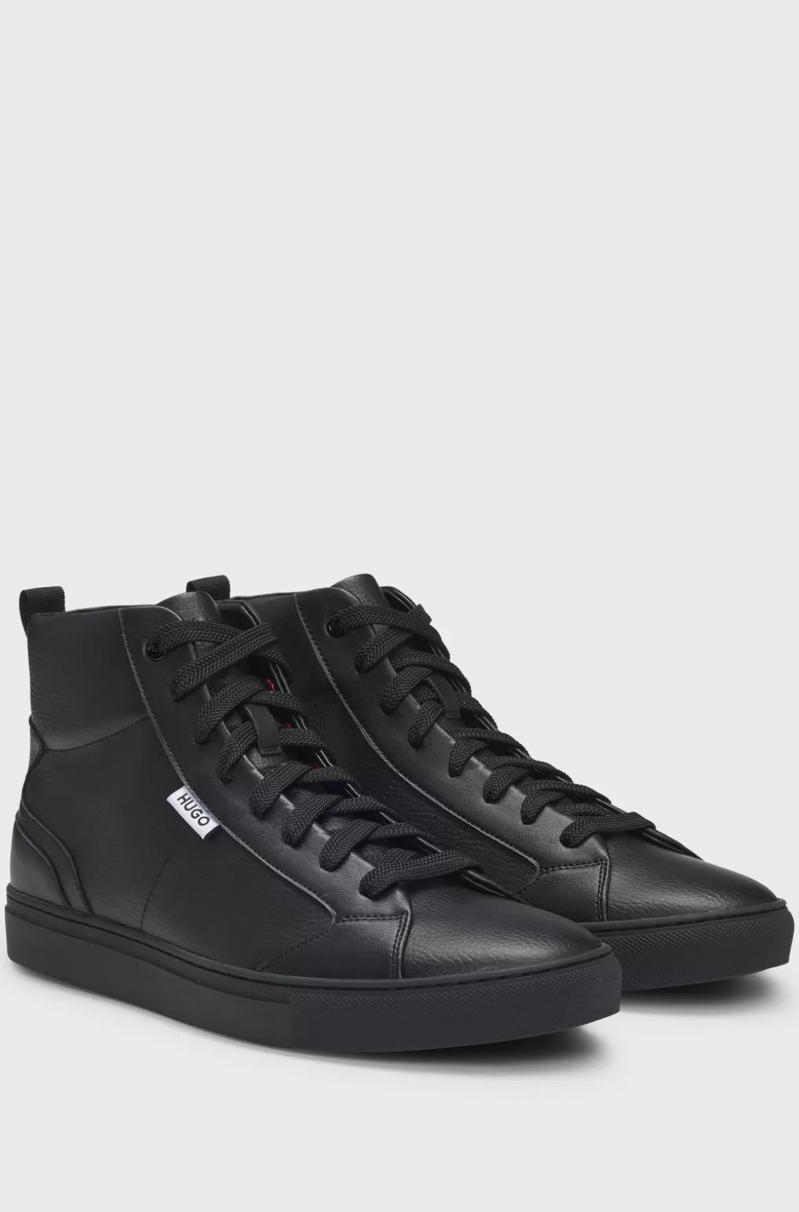 HUGO BOSS Sneakers Med Høj Profil I Imiteret Narvlæder