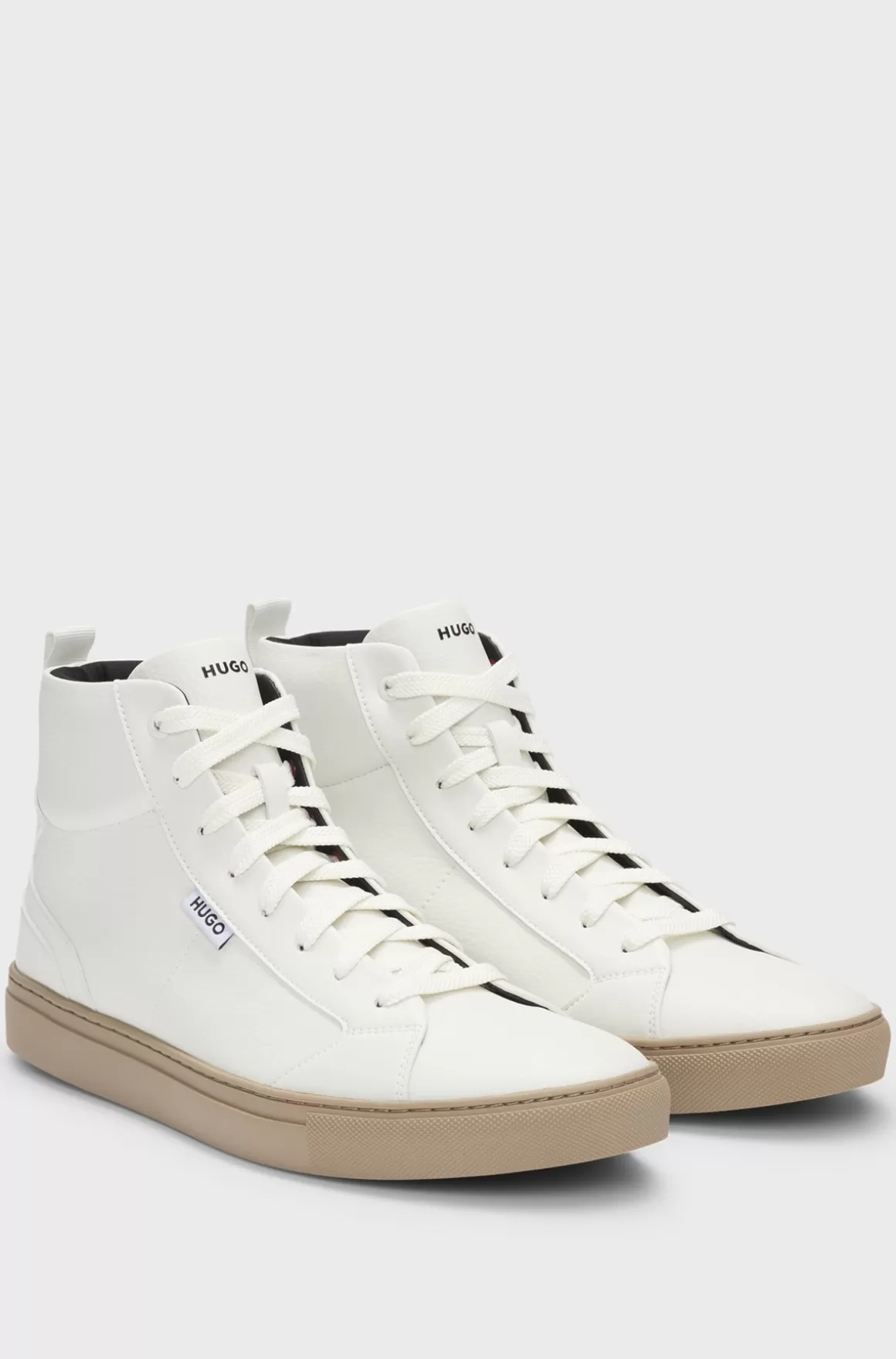 HUGO BOSS Sneakers Med Høj Profil I Imiteret Narvlæder