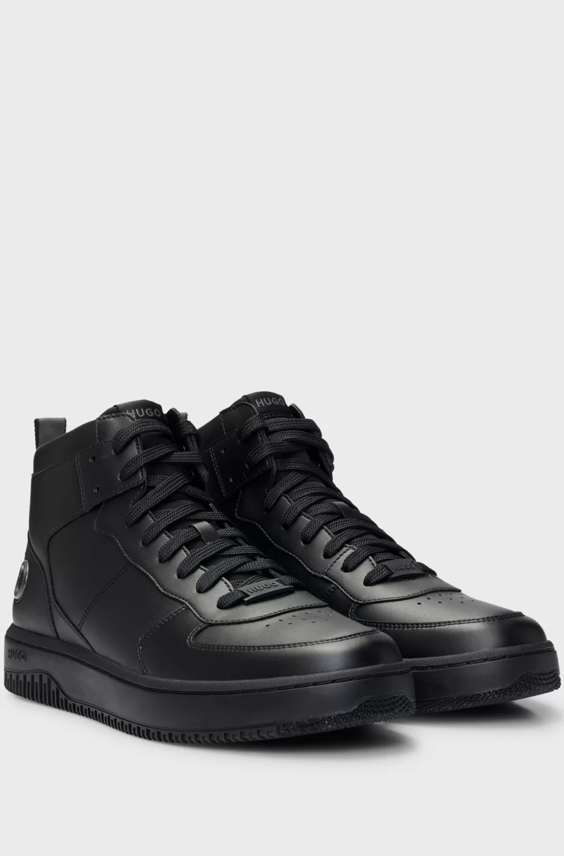 HUGO BOSS Sneakers Med Høj Profil Og Branding