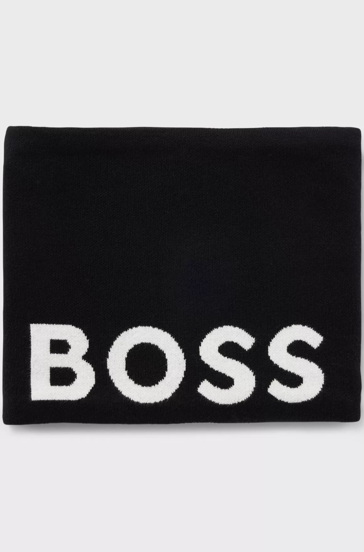 Børn HUGO BOSS Snood Til Børn I Strikket Bomuld Med Kontrastlogo