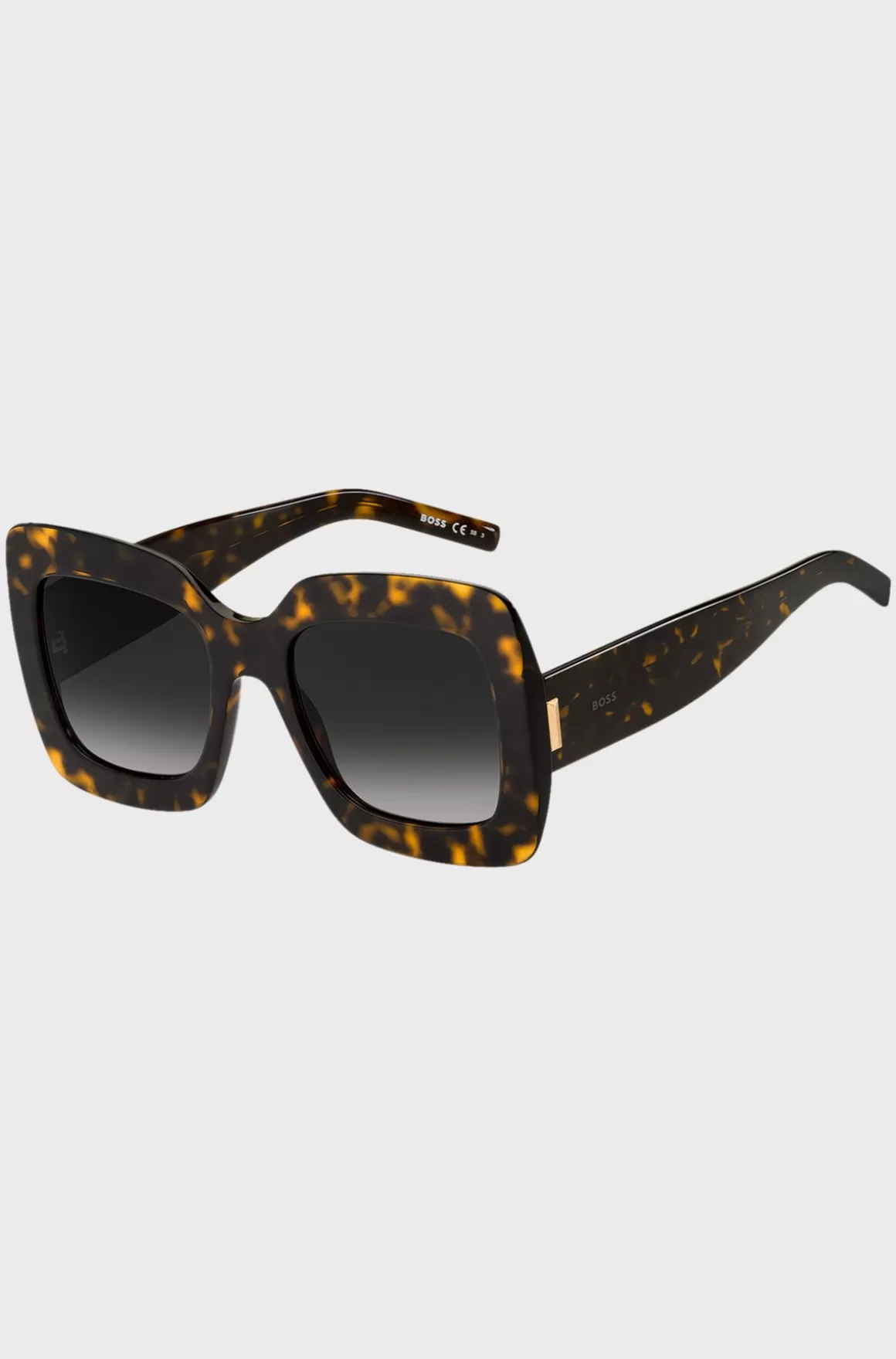 HUGO BOSS Solbriller I Havana-acetat Med Signatur-hardware