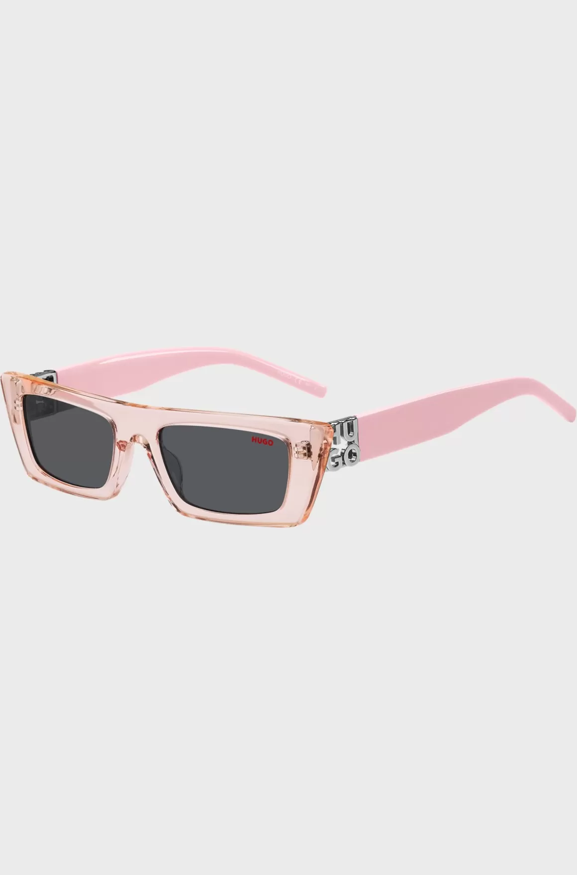 HUGO BOSS Solbriller I Lyserødt Acetat Med 3D-monogram