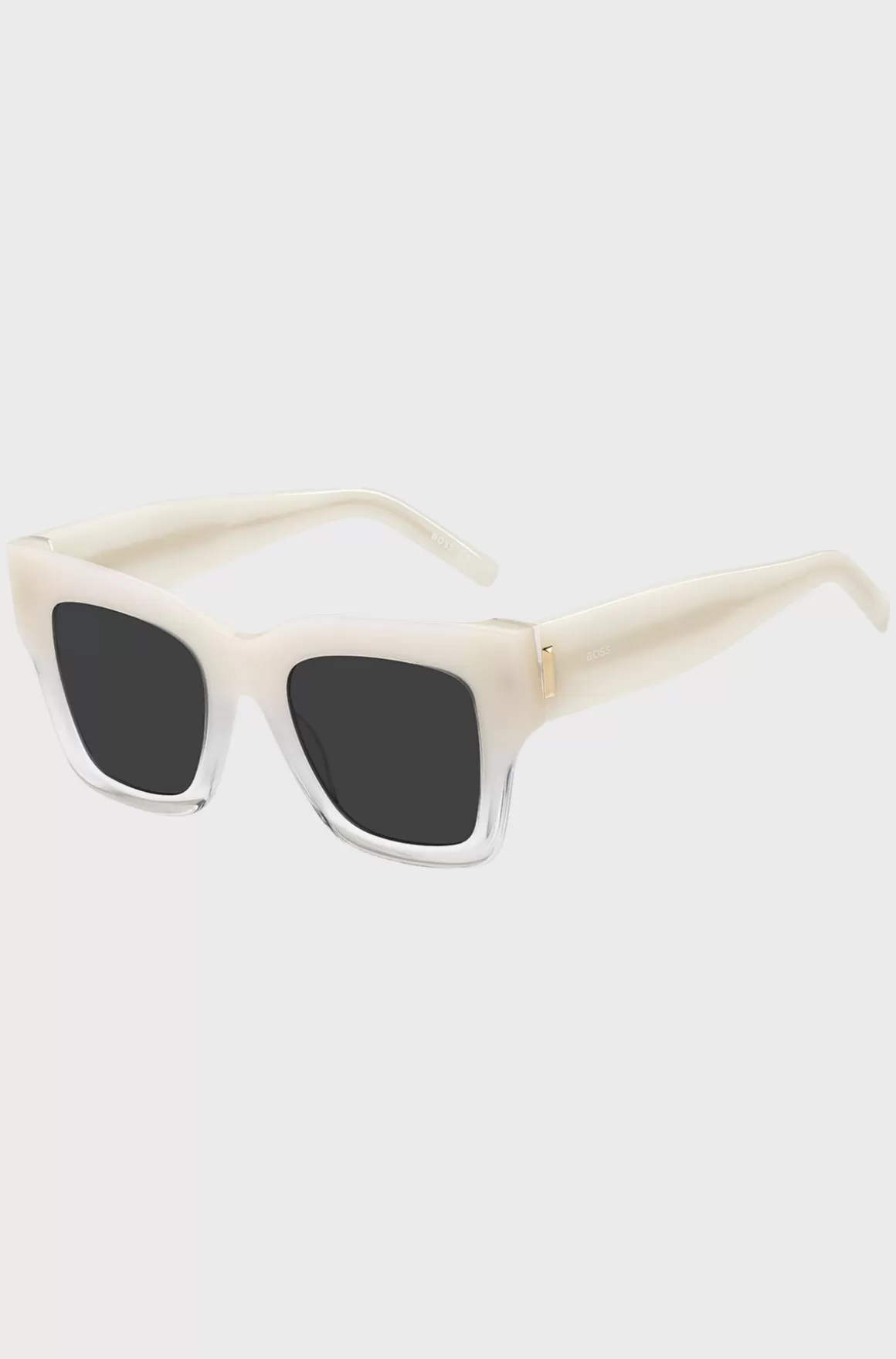 HUGO BOSS Solbriller I Opal Acetat Med Signatur-hardware