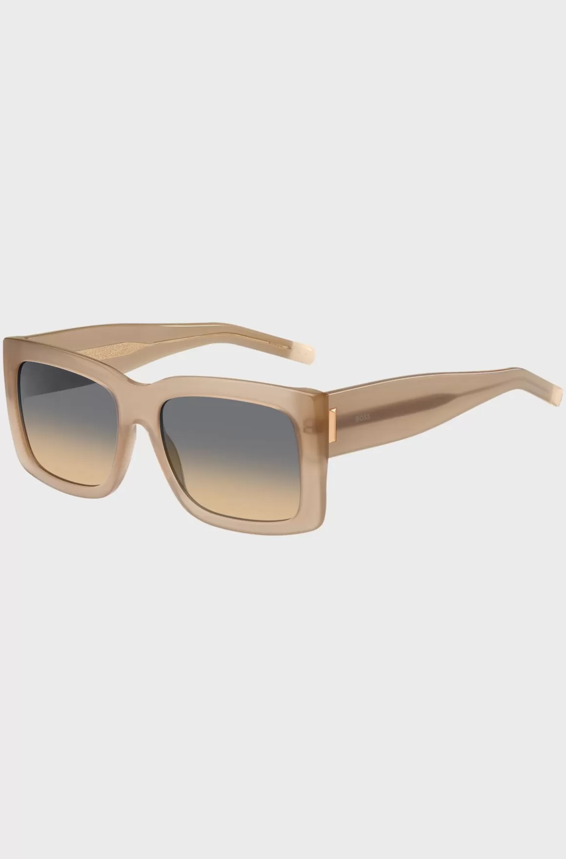 HUGO BOSS Solbriller I Opal Bio-acetat Med Signatur-hardware