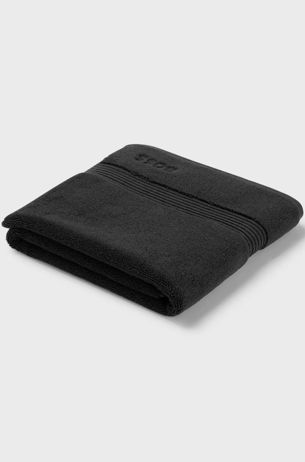 HUGO BOSS Bademåtte I ægæisk Bomuld Med Tone-i-tone Logo