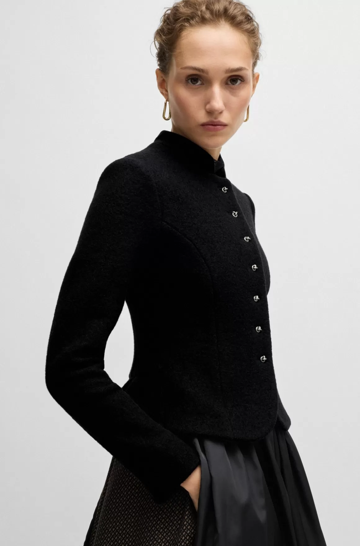 HUGO BOSS BOSS X Kinga Mathe-jakke Med Turnlock-knapper