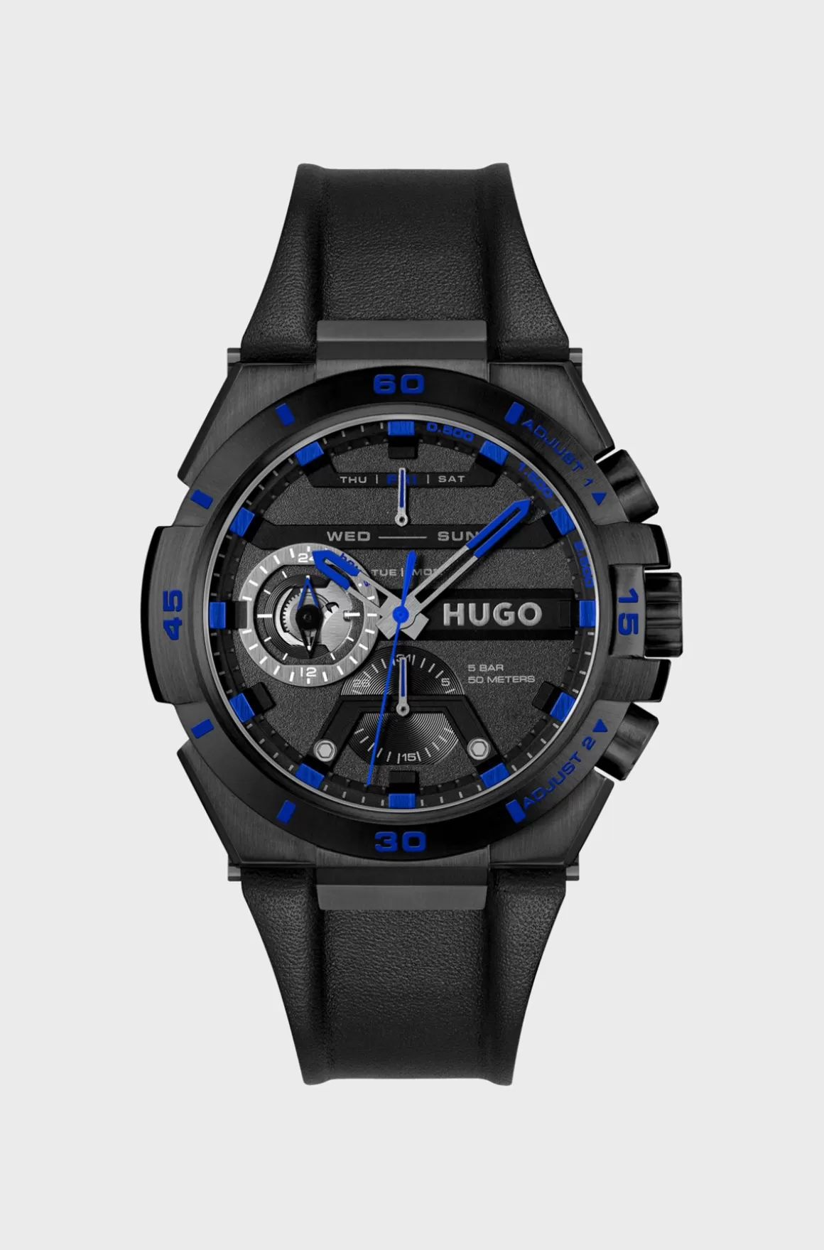 HUGO BOSS belagt Ur Med Læderrem