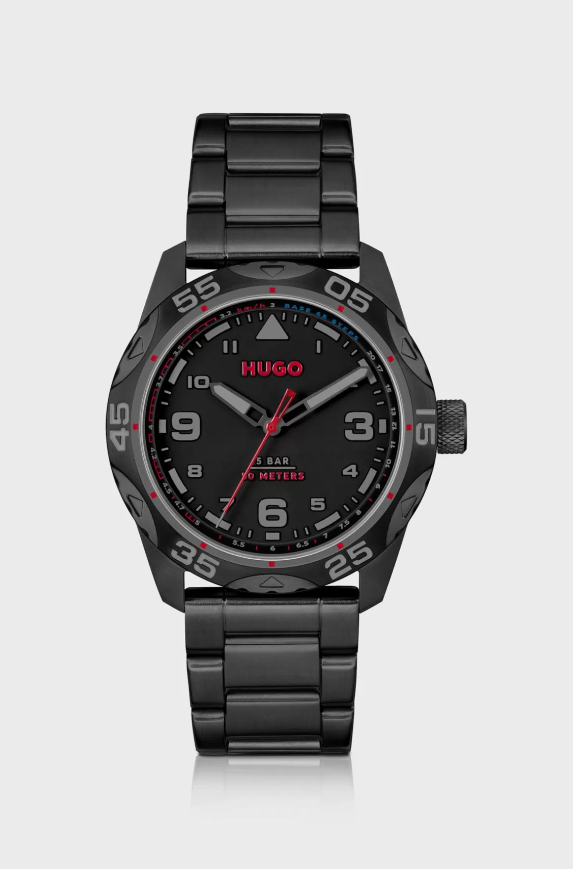 HUGO BOSS belagt Ur Med Leddelt Rem