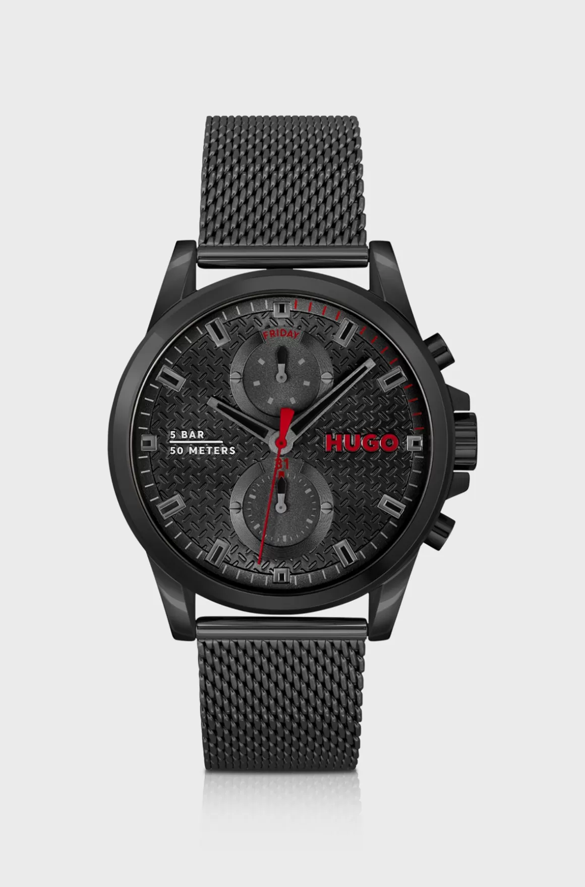 HUGO BOSS -belagt Ur Med Net-rem