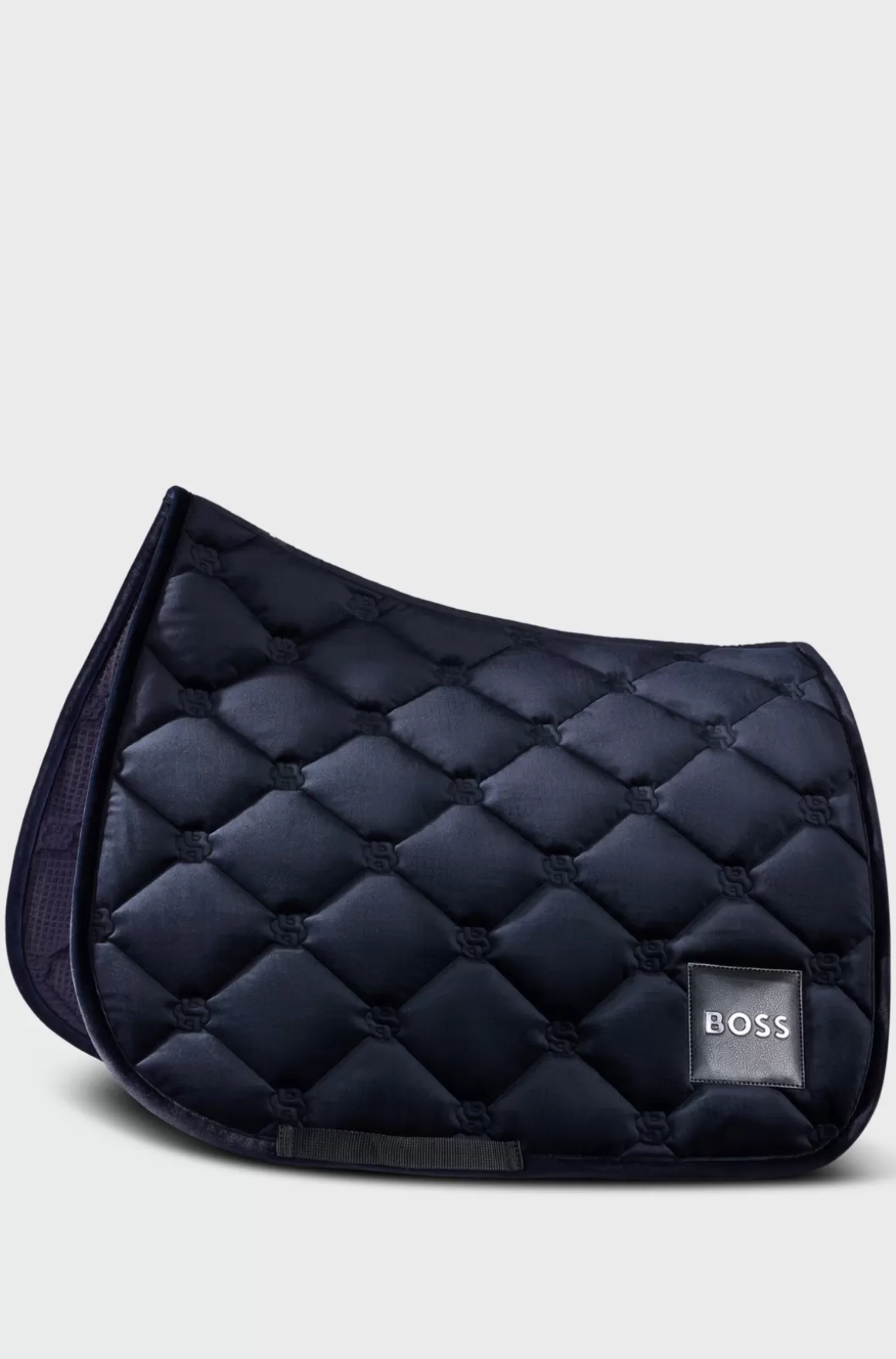 HUGO BOSS Springsadelunderlag I Fløjl Til Hestesport Med Dobbelt B-monogrammer