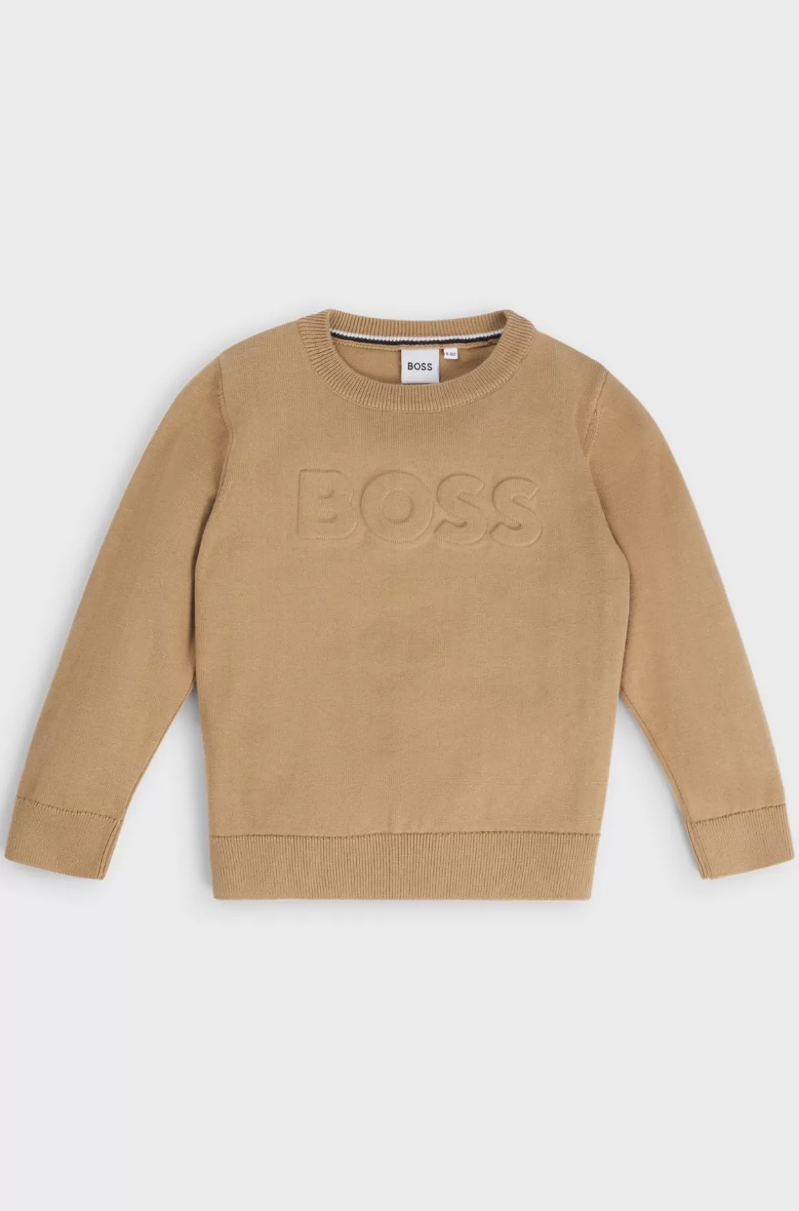Børn HUGO BOSS Sweater Til Børn I Bomuld Med Broderet Logo