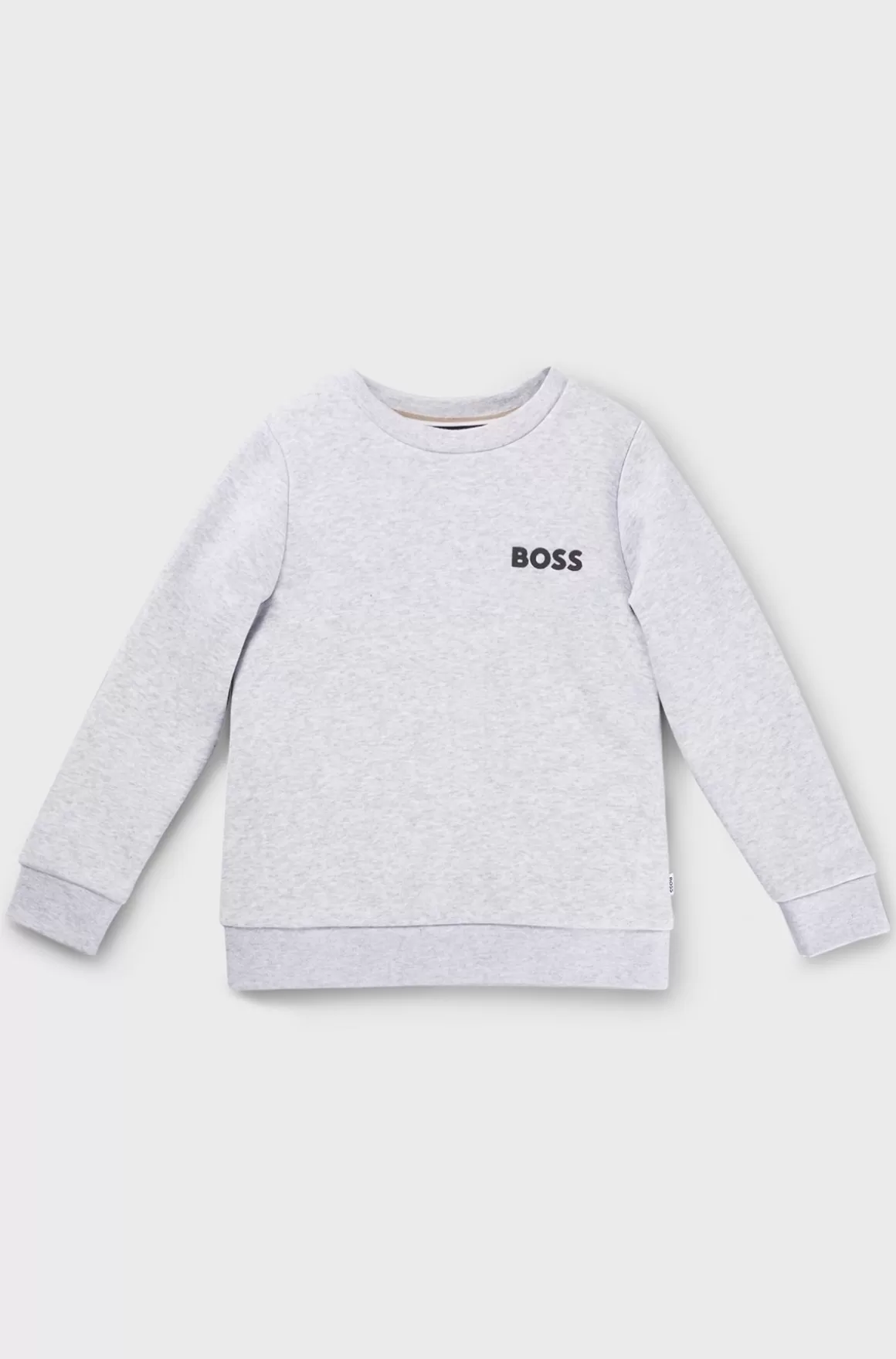 Børn HUGO BOSS Sweatshirt Til Børn I Bomuldsblanding Med Logoprint