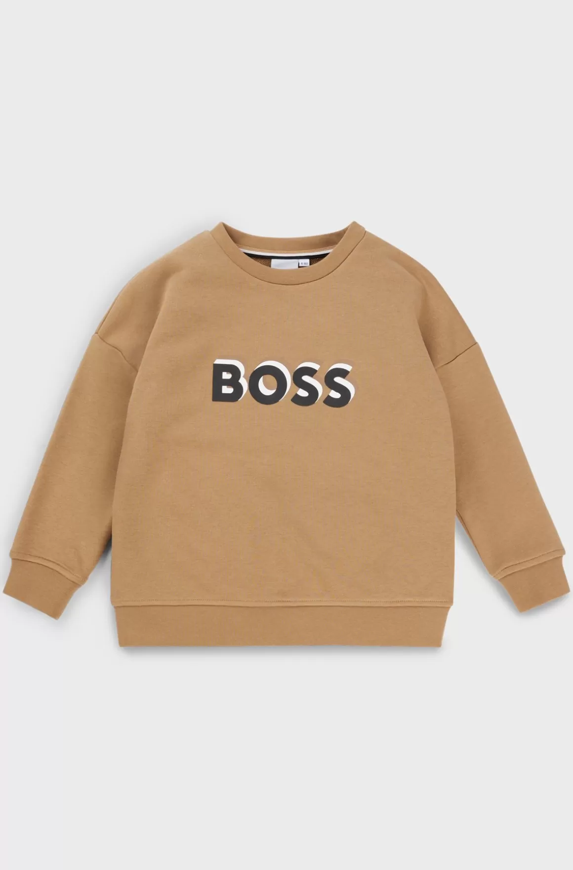 Børn HUGO BOSS Sweatshirt Til Børn I Fleece Med Logoprægning
