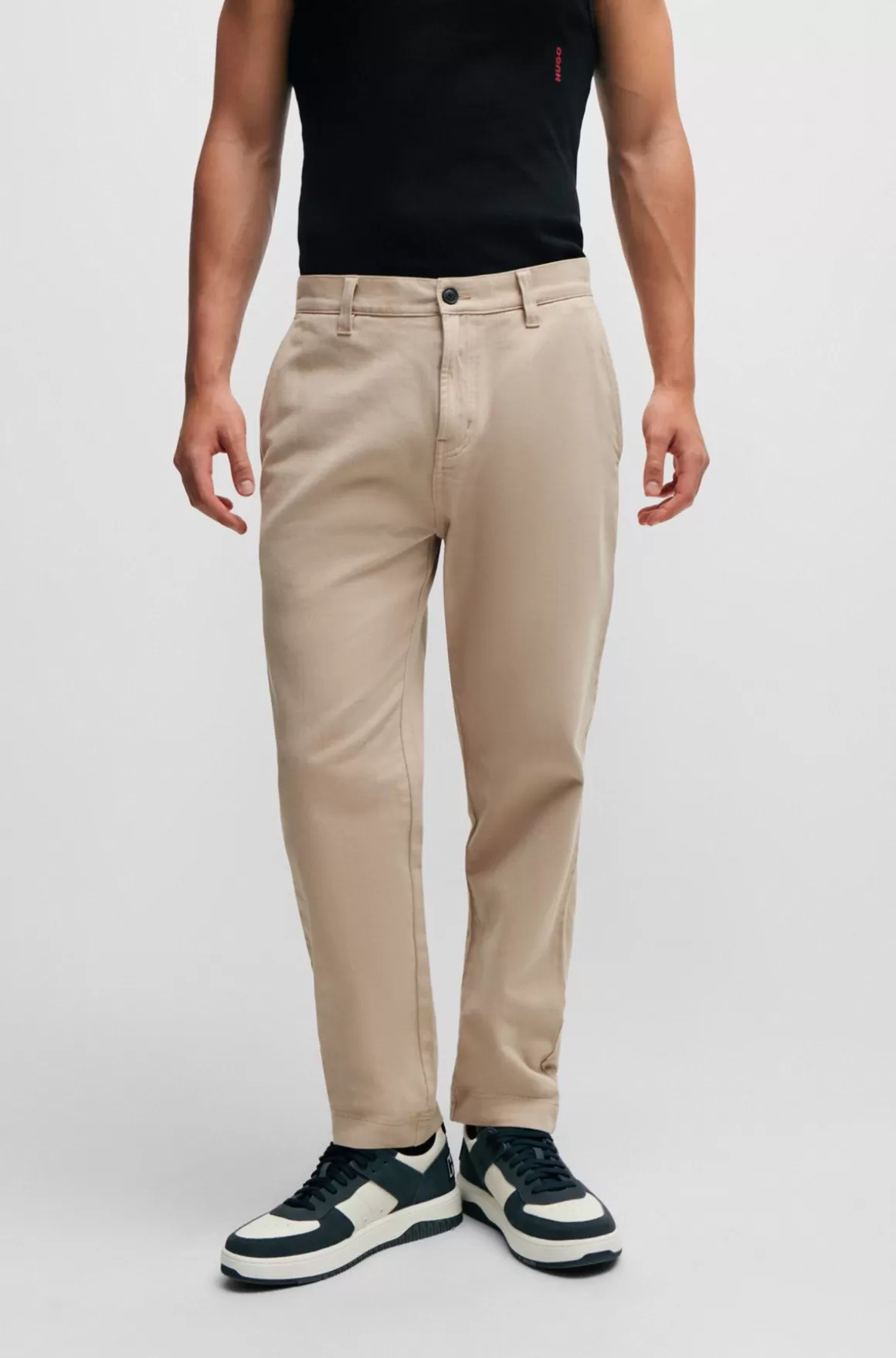 HUGO BOSS Tapered Fit Chinos I Bomuldsgabardine